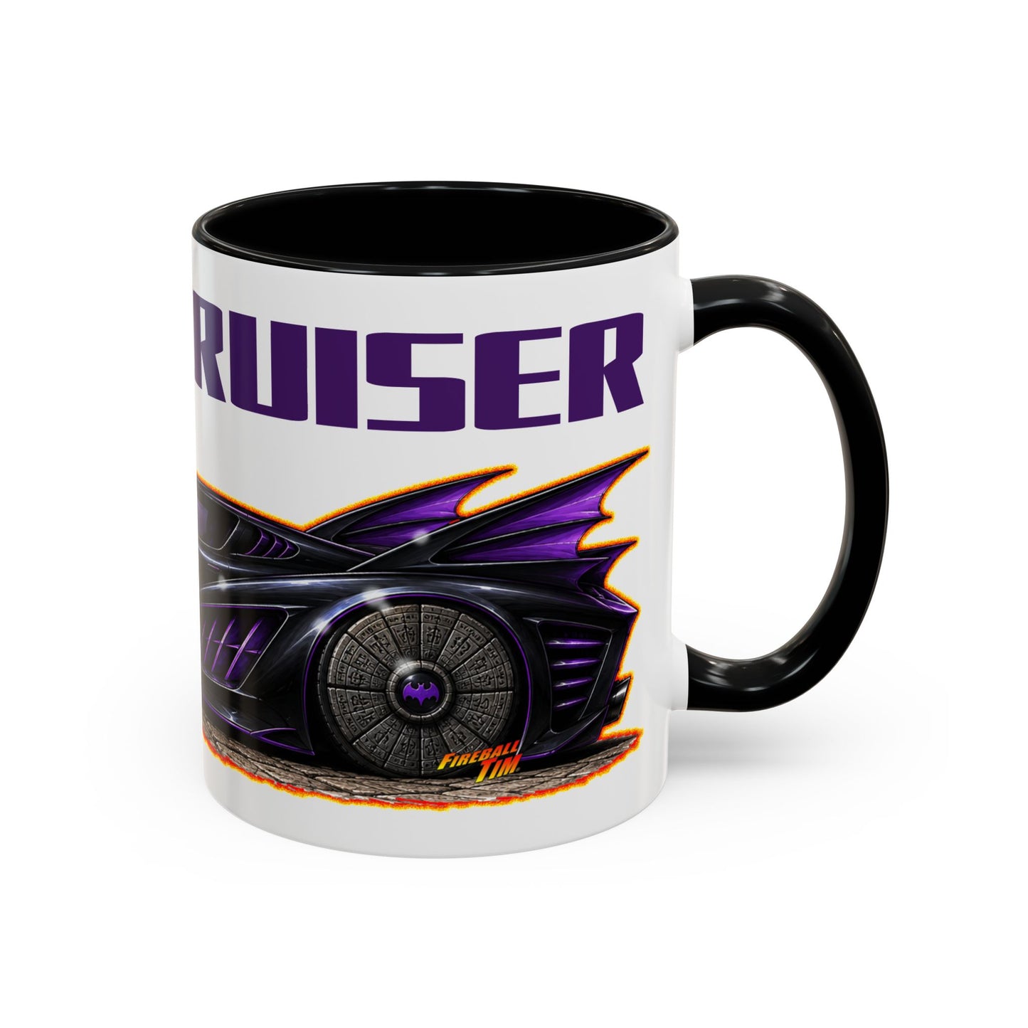 MONSTER MACHINES Halloween Count Cruiser Collectible Fireball Art Coffee Mug - 2 Sizes