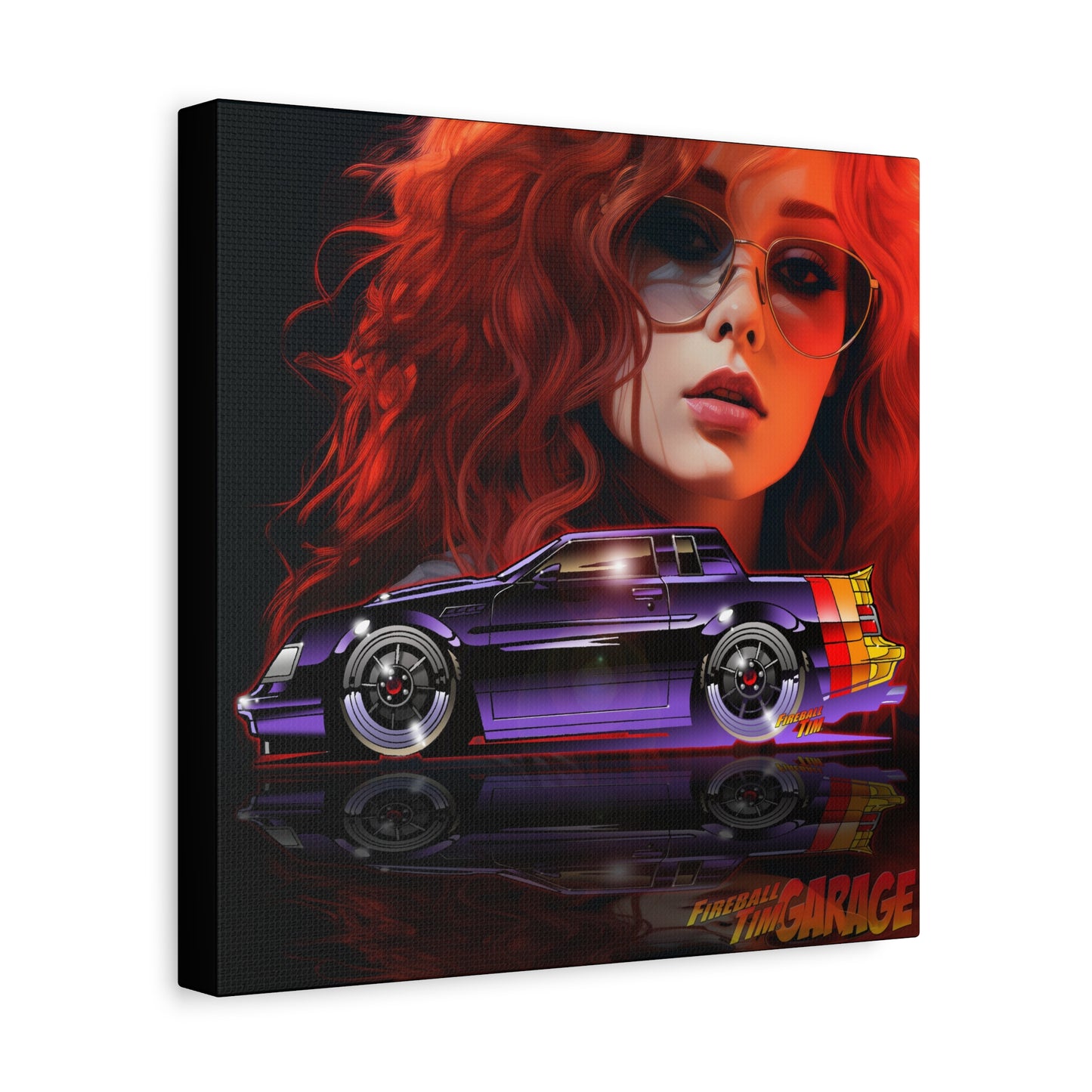 BUICK GRAND NATIONAL GNX 1987 Canvas Wall Art Print - 12x12