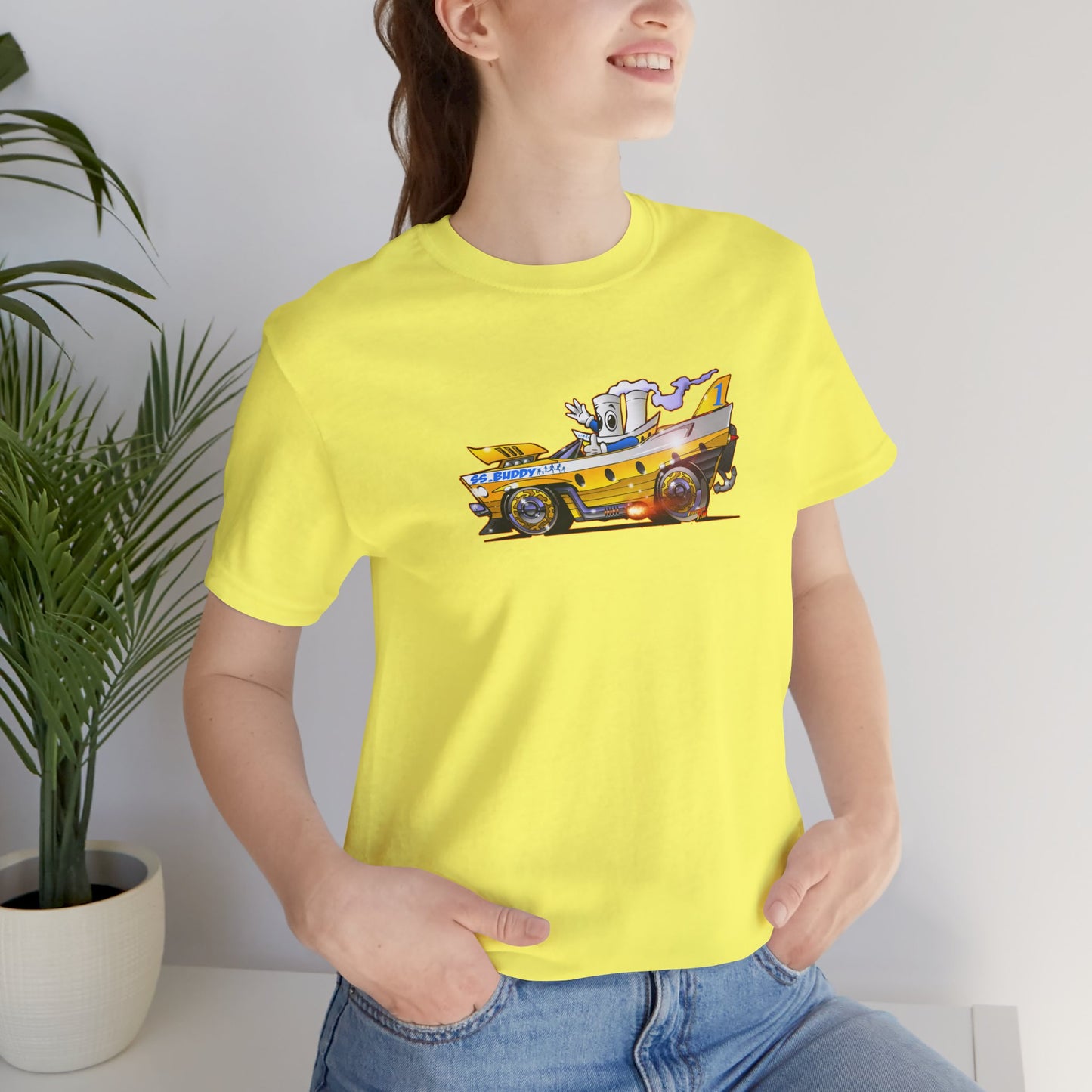 BUDDY CRUISE BUDDYMOBILE Custom Car Art Short Sleeve Tee in 17 Colors