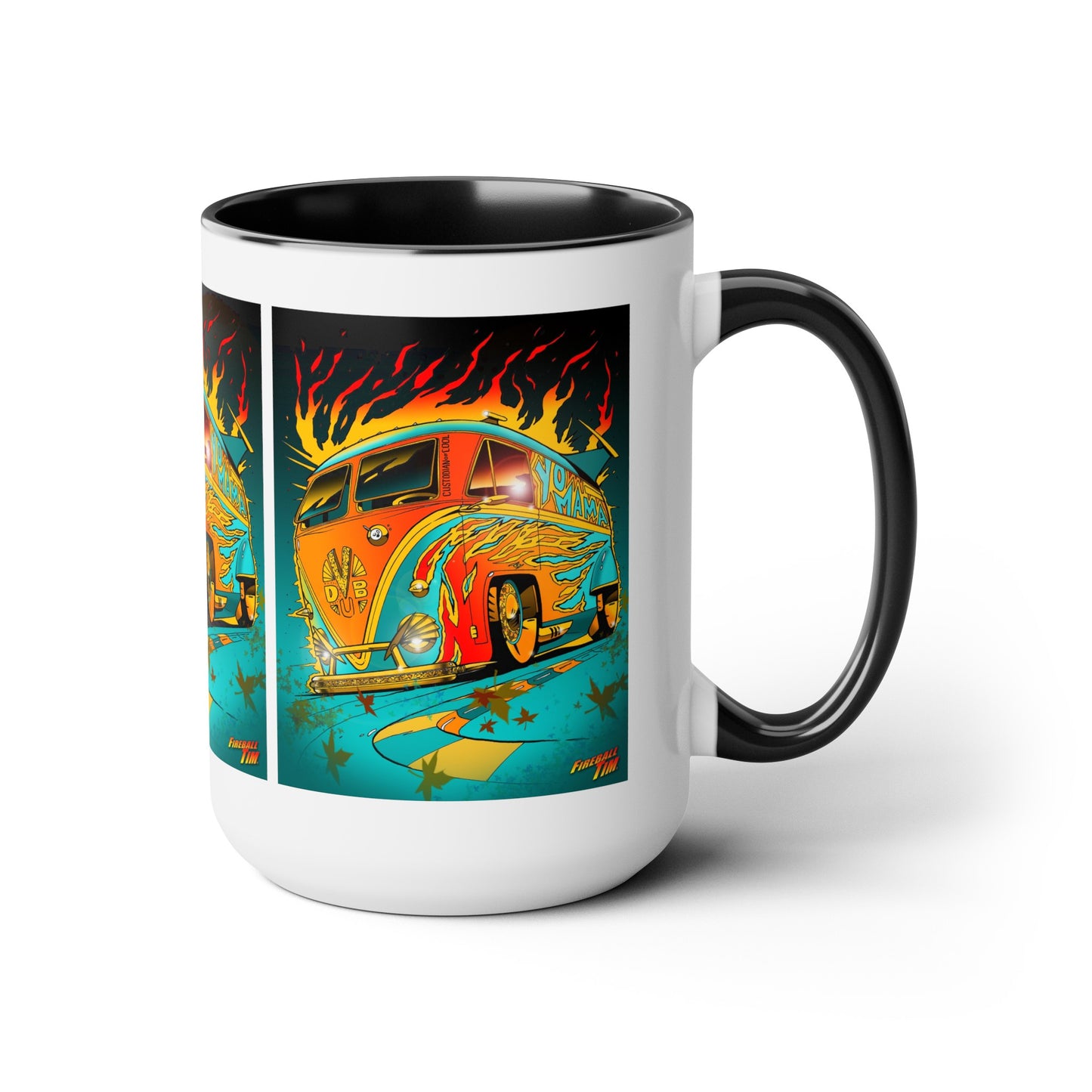 CUSTOM VOLKSWAGEN BUS VW Concept Art Coffee Mug 15oz