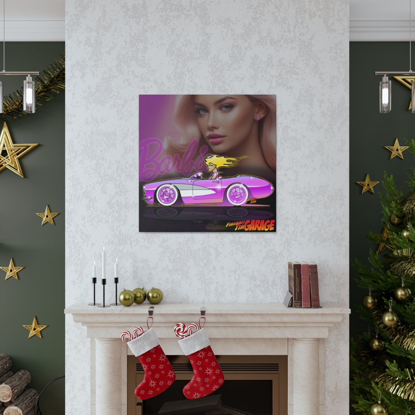 BARBIE CORVETTE Concept Art MASTERPRINT 3 Sizes