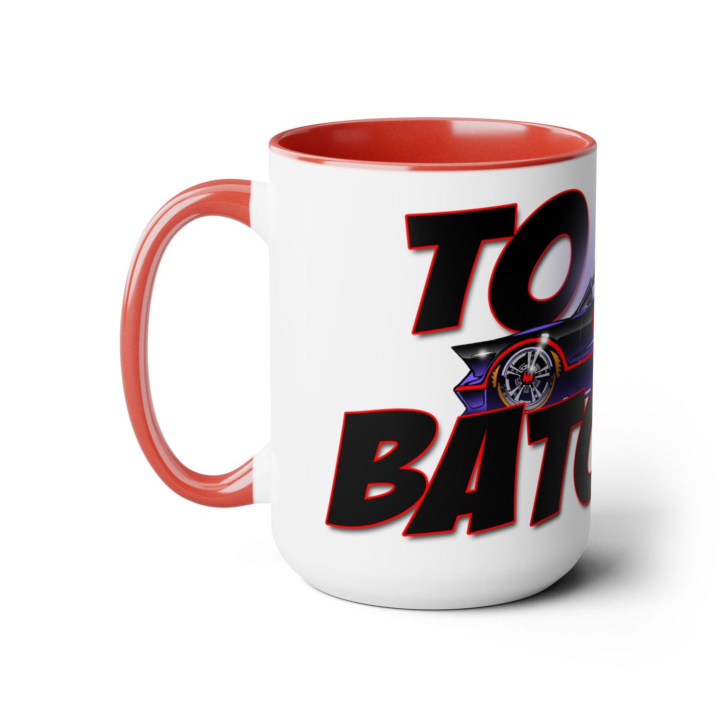 TO THE BATCAVE 1966 Batmobile TV Show Concept Art Coffee Mug 15oz