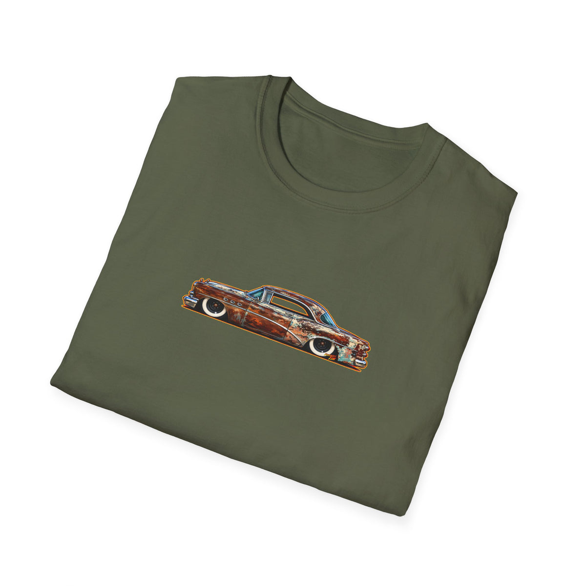 BUICK 1954 KUSTOM SPECIAL Collectible Fireball Art TeeShirt