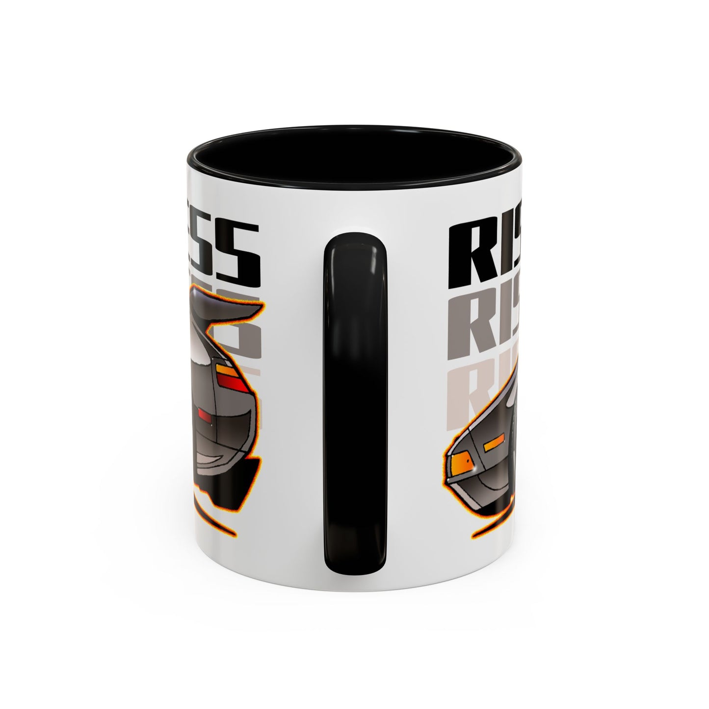 RISKY BUSINESS Porsche 928 Fireball Art Coffee Mug - 2 Sizes