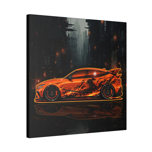 GENESIS MAGMA 2027 Custom Collectible Fireball Art Canvas Stretched Print