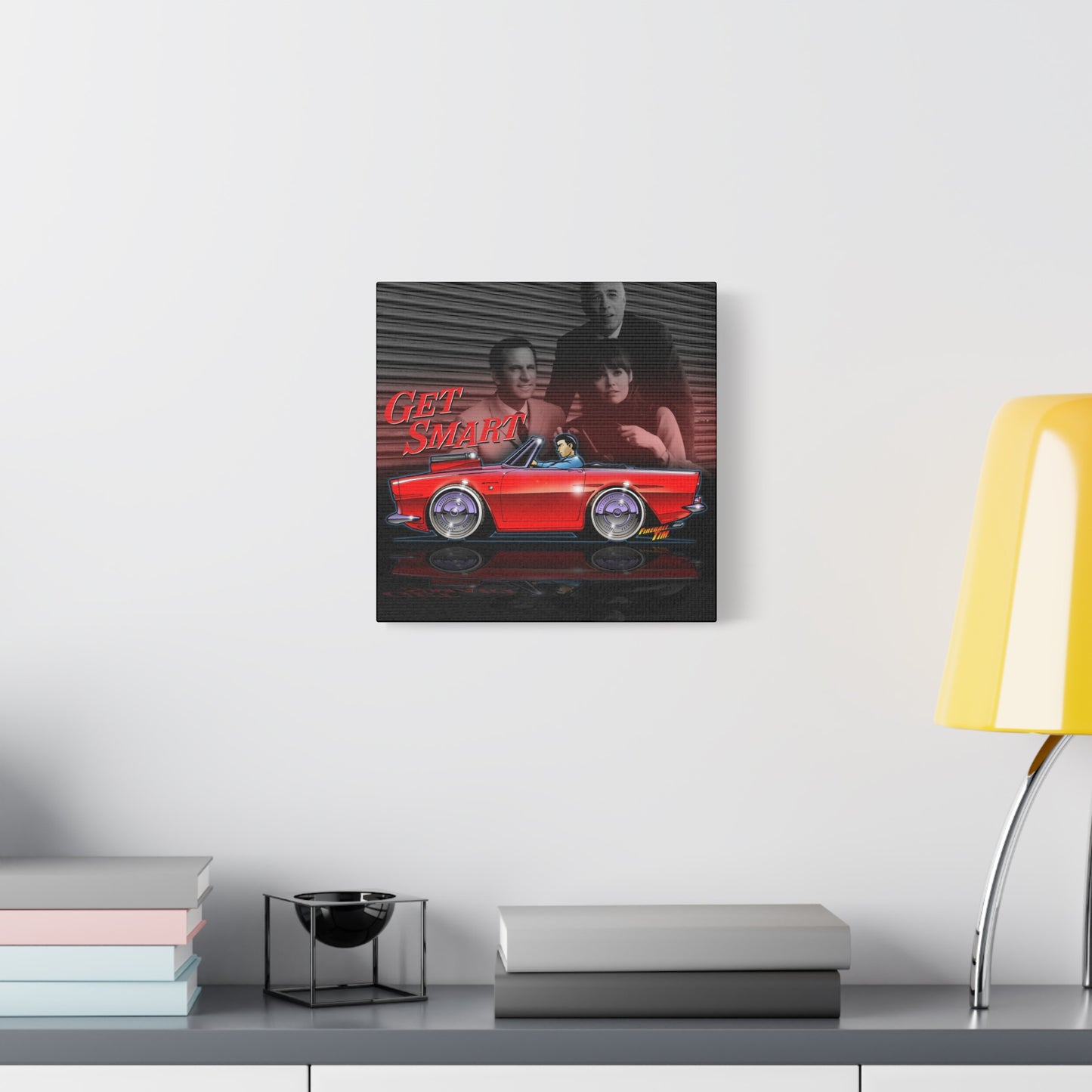 GET SMART TV Show 1965 Sunbeam Tiger Canvas Art Wall Print - 12x12