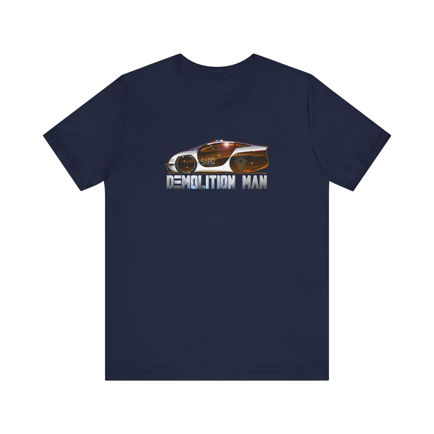 DEMOLITION MAN 2032 Police Cruiser Concept Art Short Sleeve Tee 9 Colors