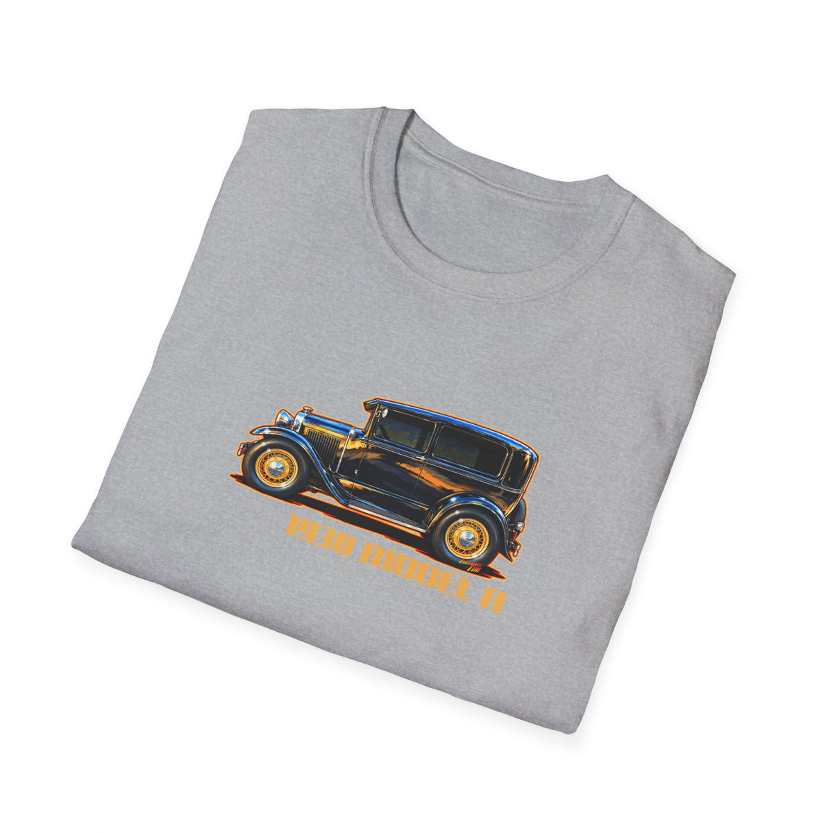 FORD MODEL A 1930 Vintage Collectible Fireball Art TeeShirt