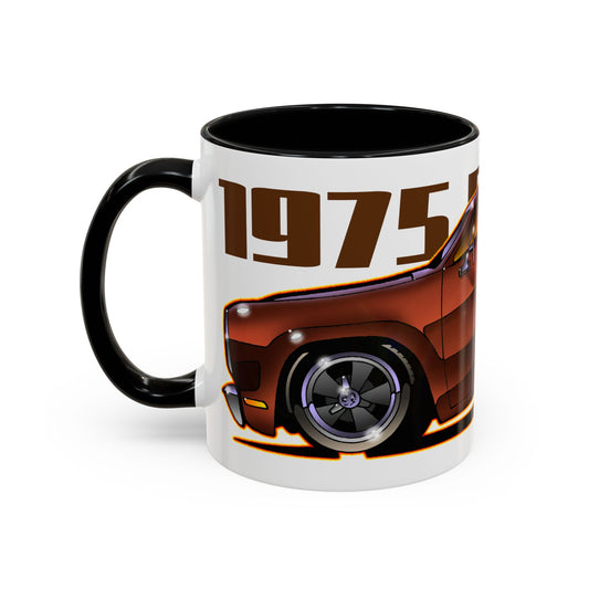 DODGE ADVENTURER SRT Pickup Truck 1975 Fireball Art Coffee Mug 2 Sizes