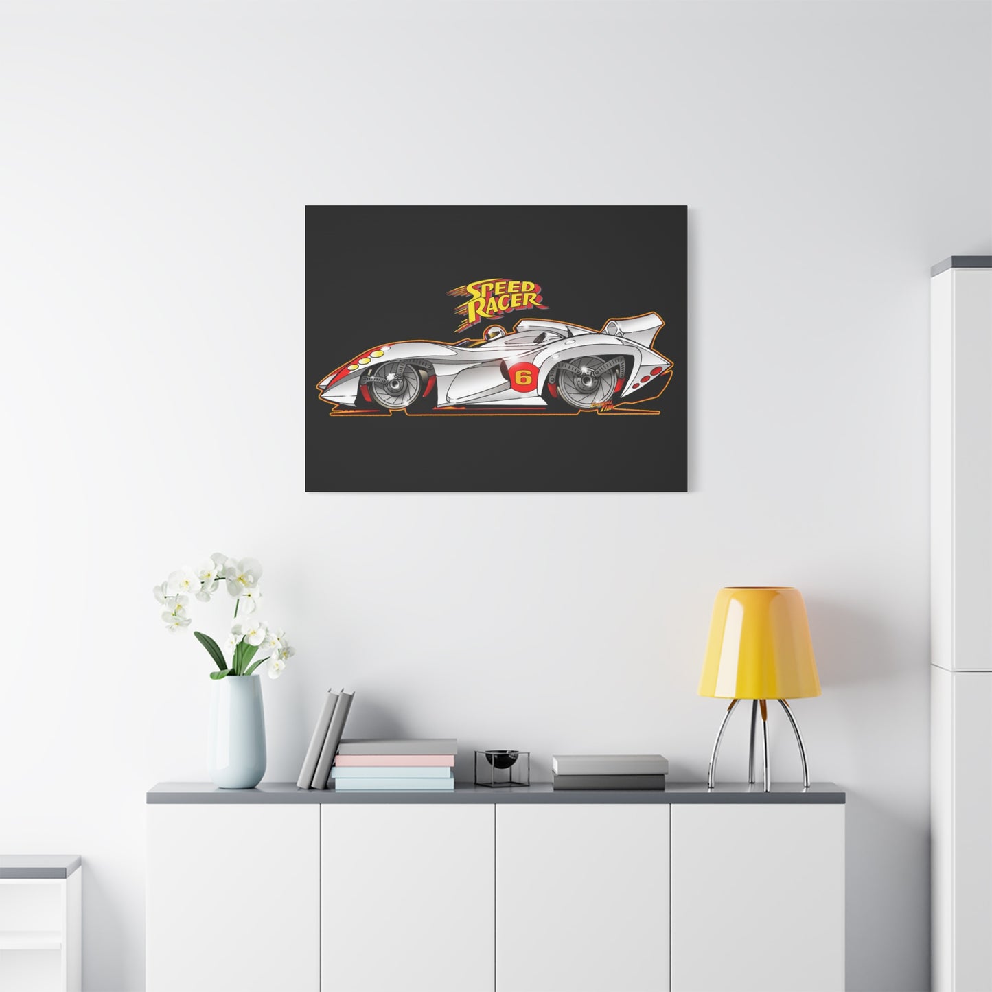 SPEED RACER MACH 6 Fireball Art Collectible Canvas Print - Multiple Sizes