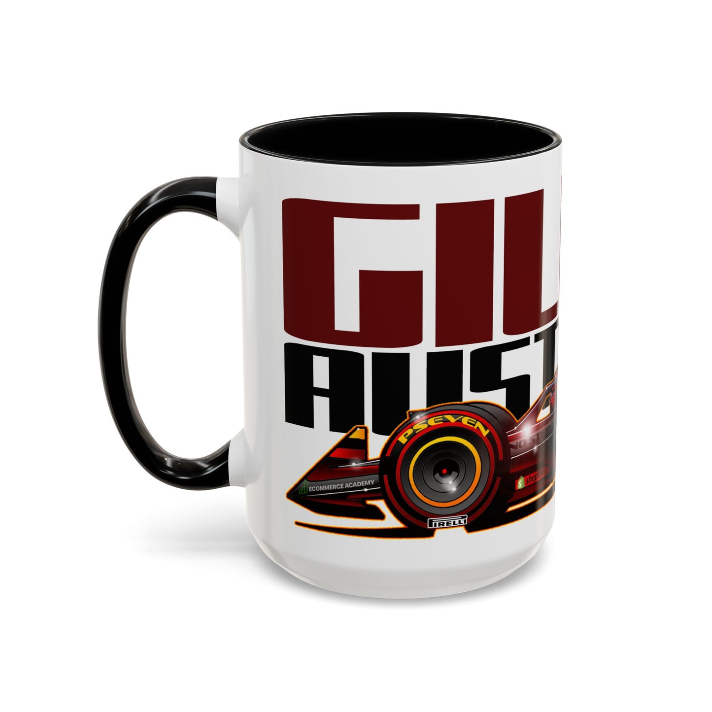 GILLEN AUSTRALIA F1 Race Car 2047 Collectible Coffee Mug - 2 Sizes