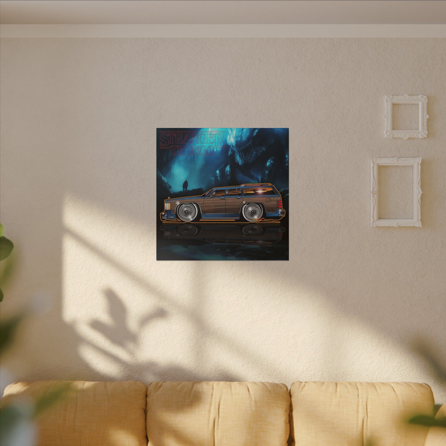 STRANGER THINGS Mercury Colony Park Wagon Collectible Canvas Art Wall Print - Multiple Sizes