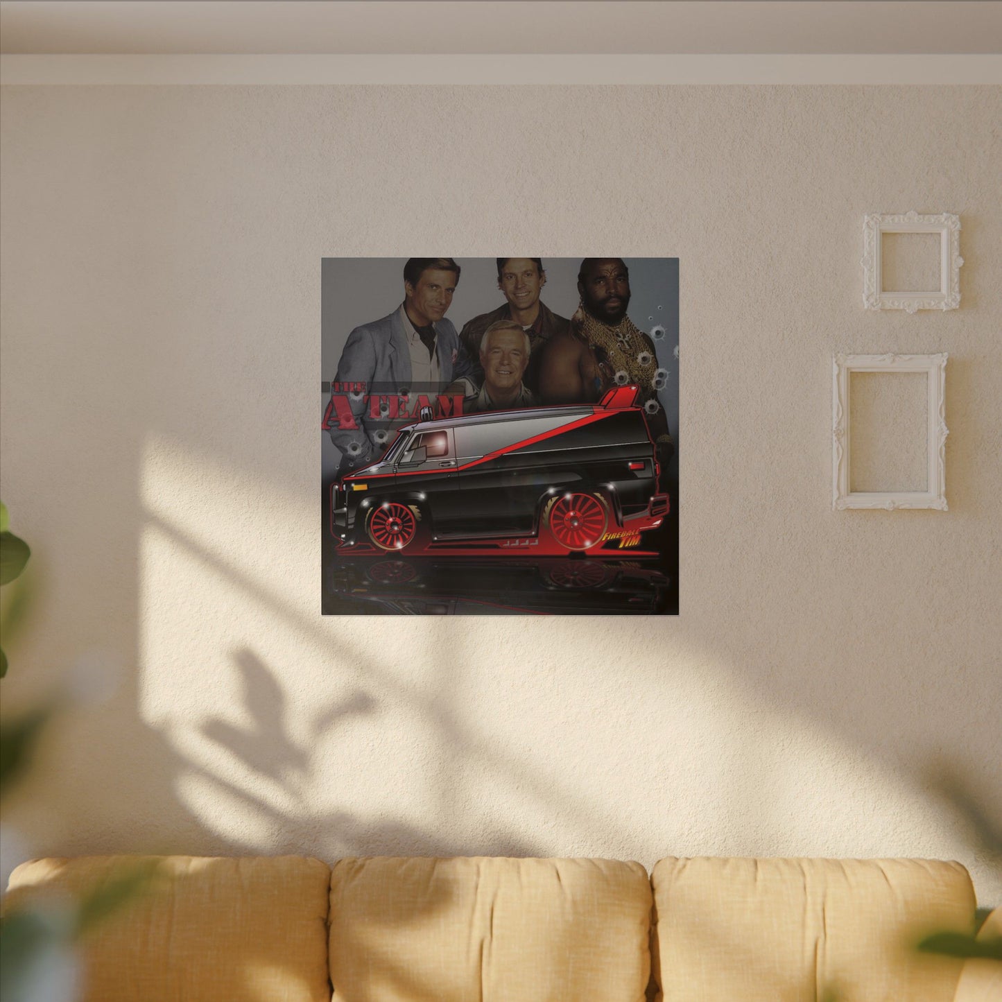 ATEAM VAN TV Show Car Canvas Art Print - 2 Sizes