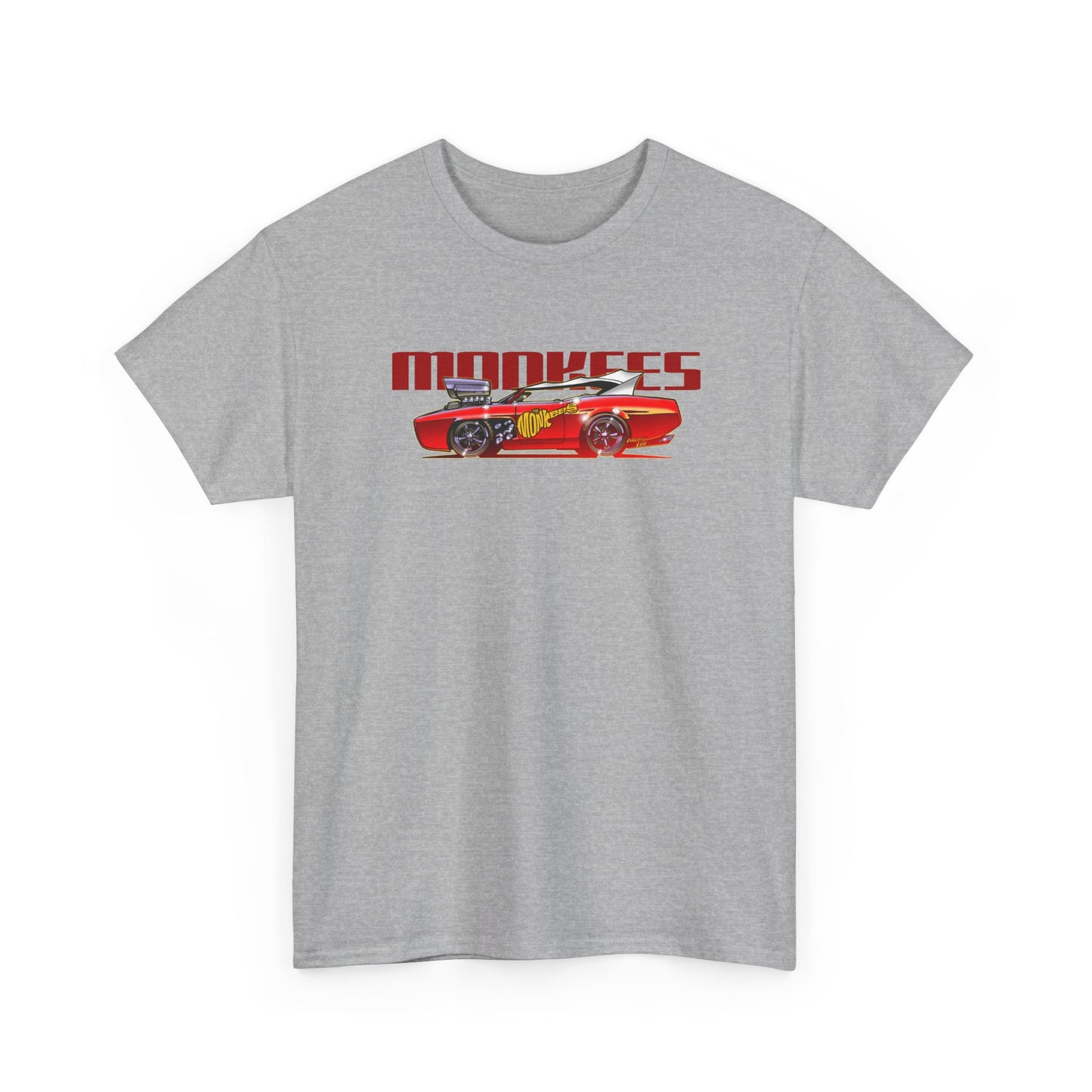 THE MONKEES Monkeemobile Cotton Tee Shirt - 12 Colors