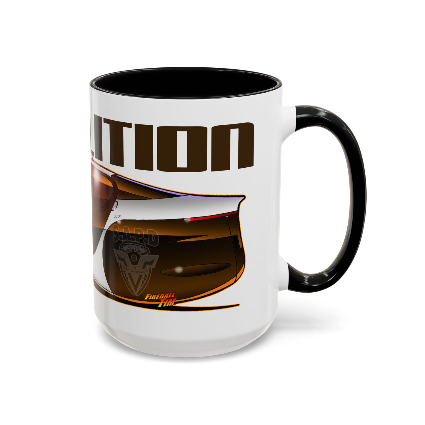 DEMOLITION MAN Sylvester Stallone Police Car Collectible Coffee Art Mug 2 Sizes