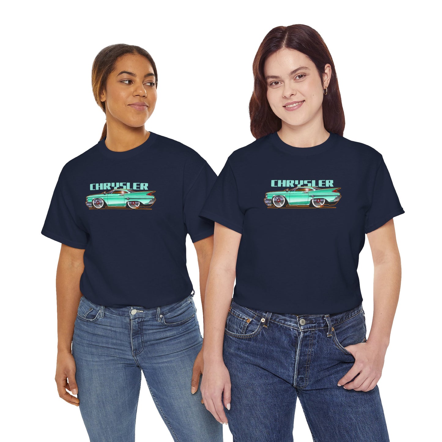 CHRYSLER 300F 1960 Fireball Classic Car Art Tee Shirt - Multiples