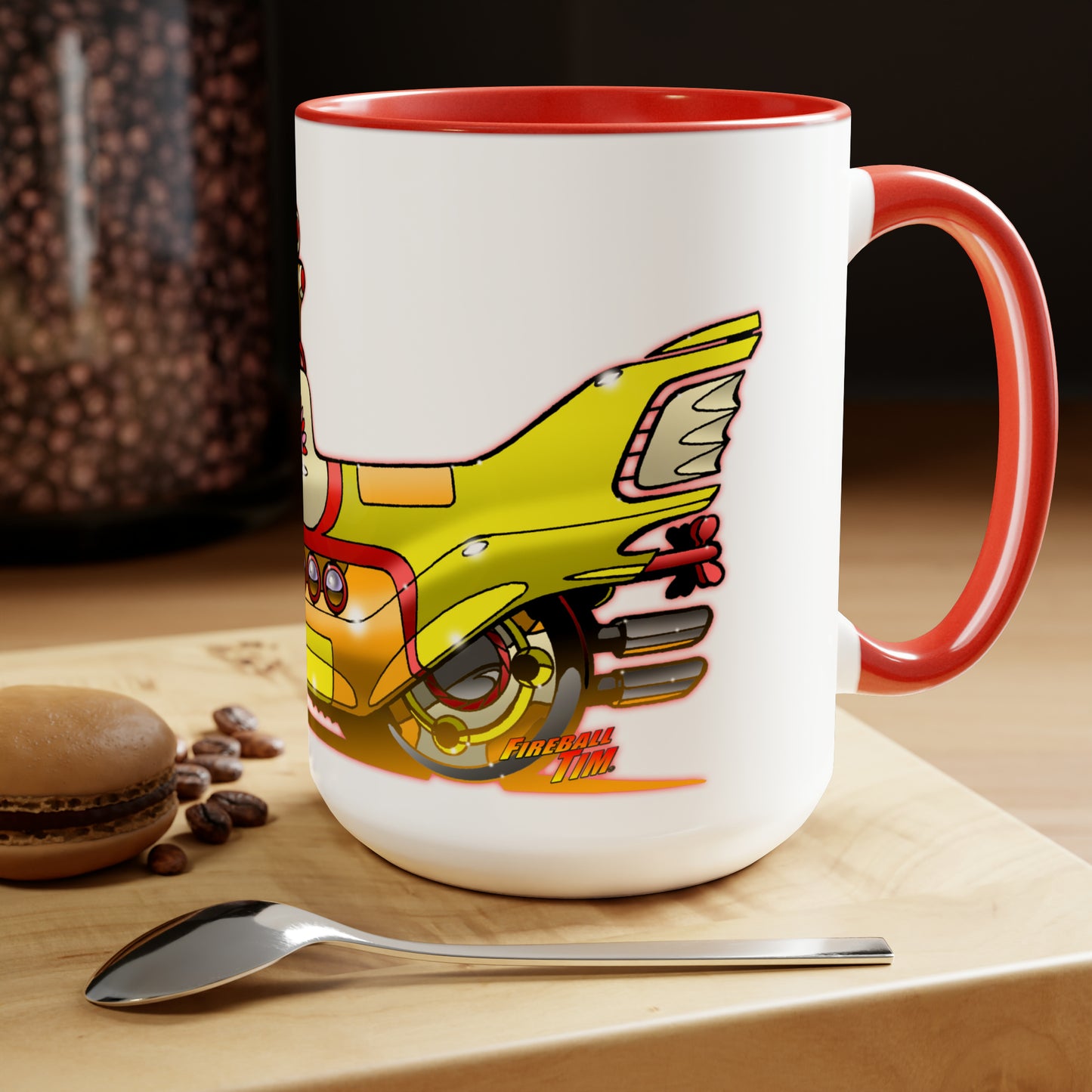 Beatles YELLOW SUBMARINE Car Coffee Mug 15oz