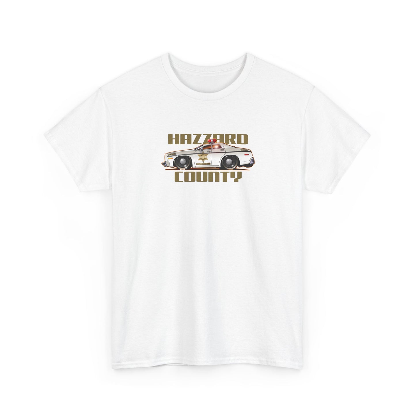 DUKES OF HAZZARD SHERIFF POLICE CAR Collectible Tee Shirt - Multiple Colors