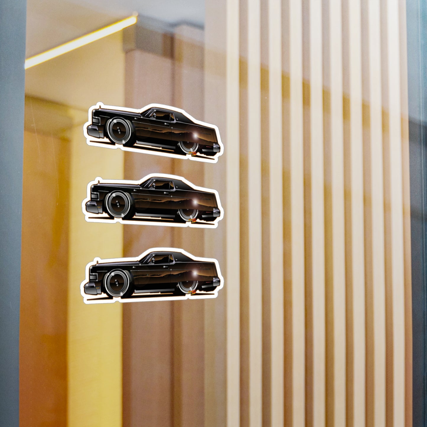 HAWAII 5-O 1974 MERCURY MARQUIS BROUGHAM Fireball Art Vinyl Decal Set