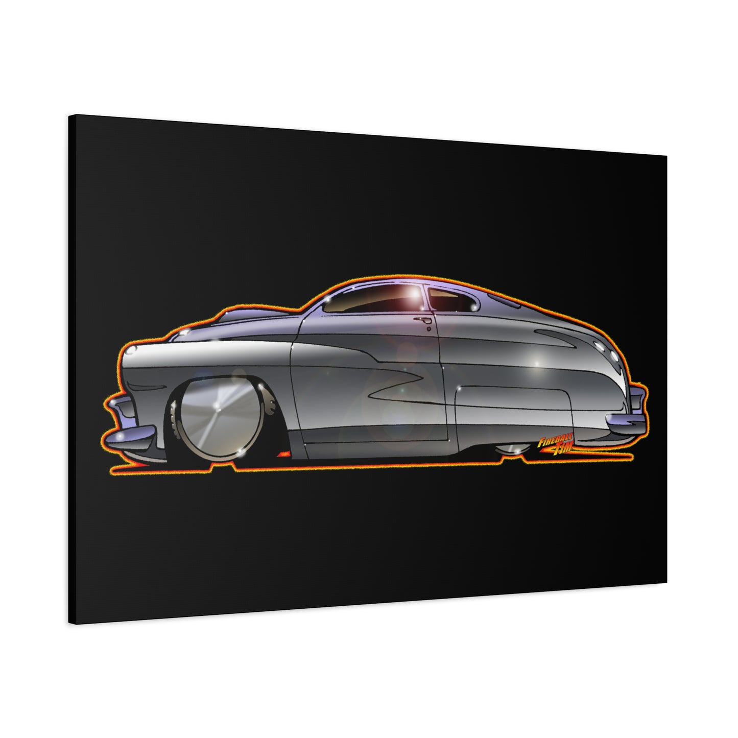 COBRA MERCURY Sylvester Stallone Collectible Fireball Art Canvas Print
