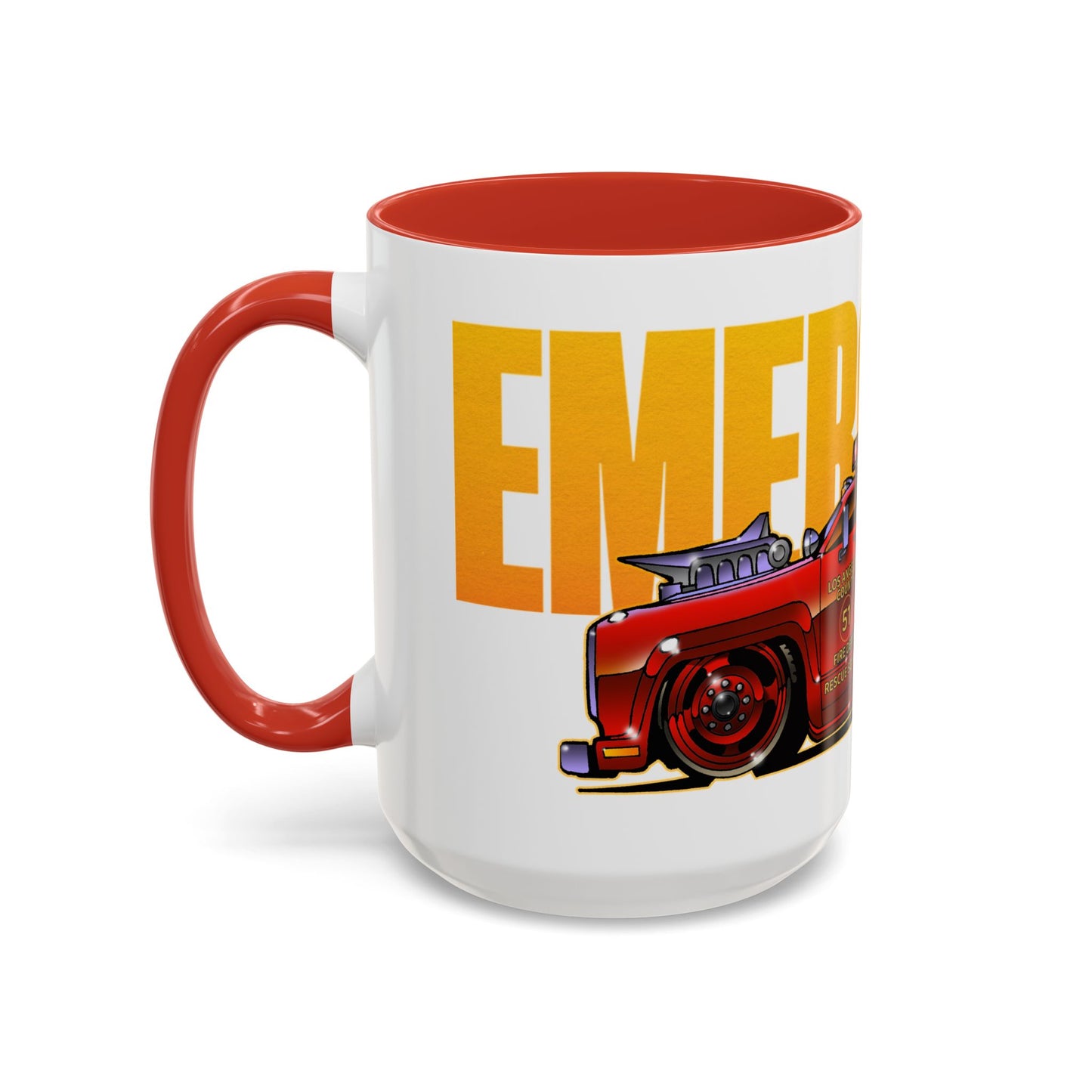 EMERGENCY SQUAD 51 Paramedic Truck Concept Art Coffee Mug 11oz