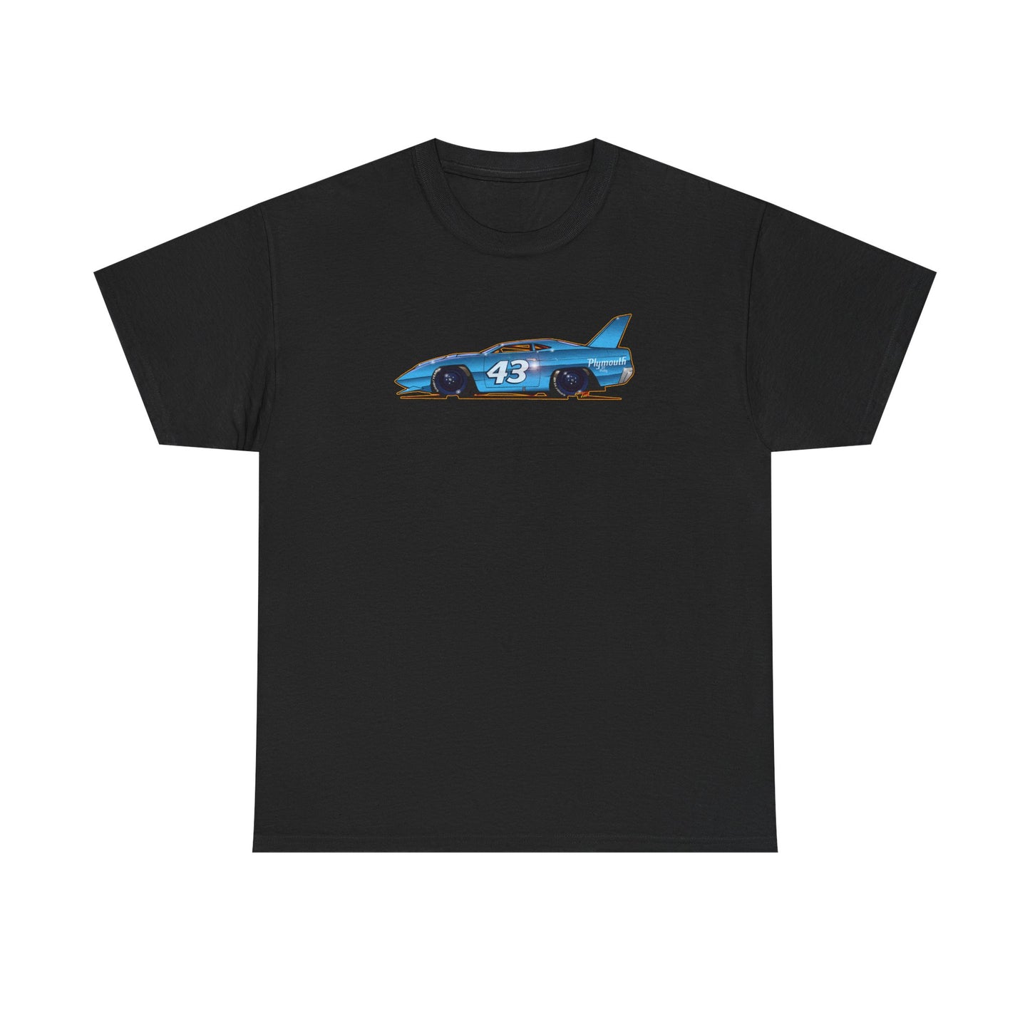 NASCAR Richard Petty 43 Plymouth Collectible Unisex Heavy Cotton Tee 8 Colors