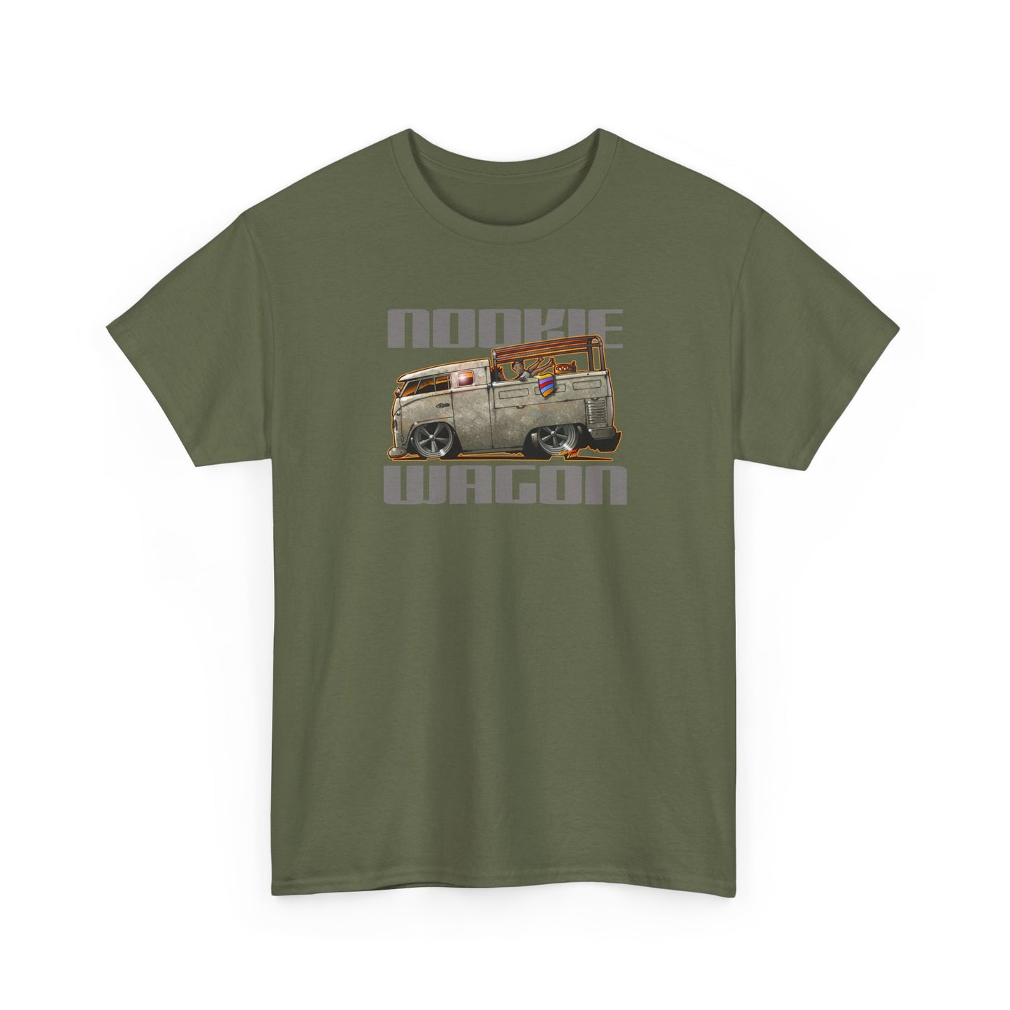 CUSTOM ED FOX VW BUS NOOKIE WAGON Tee Shirt - Multiple Colors