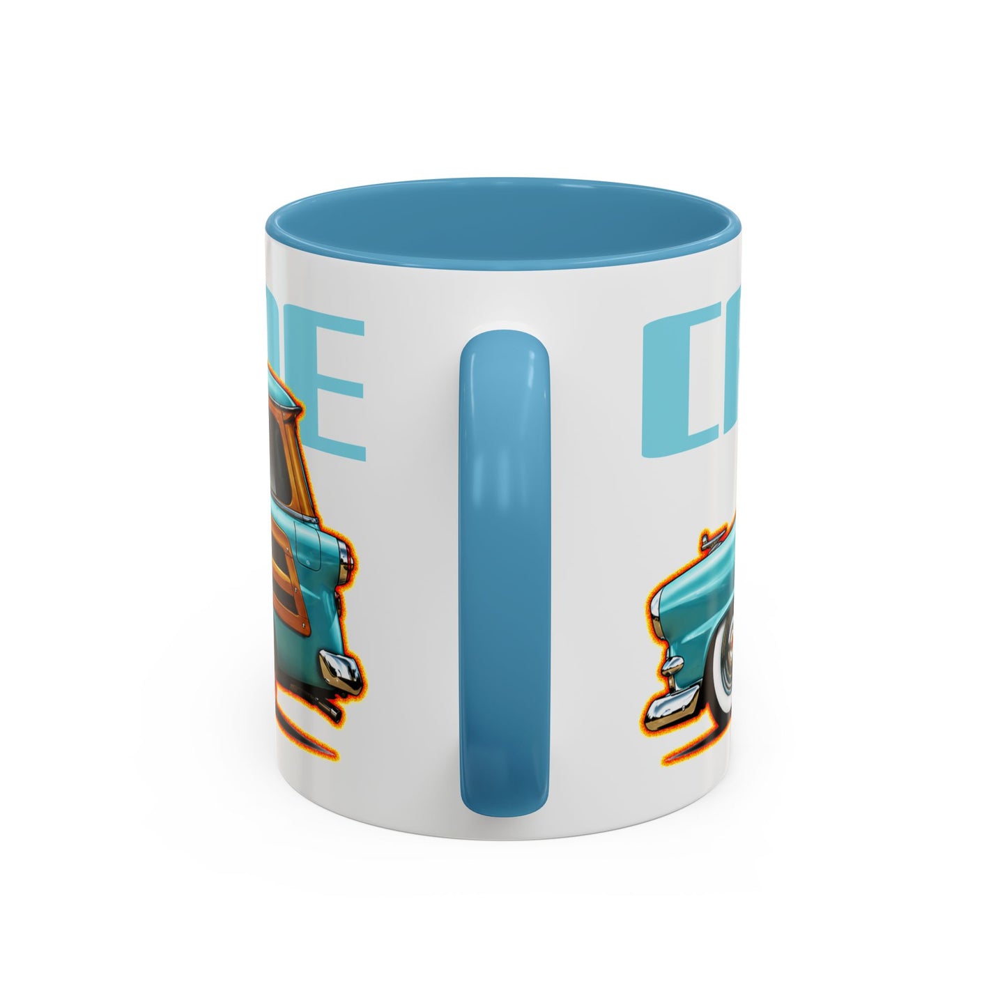 FORD CRESTLINE Country Squire Station Wagon 1953 Collectible Art Coffee Mug - 2 Sizes