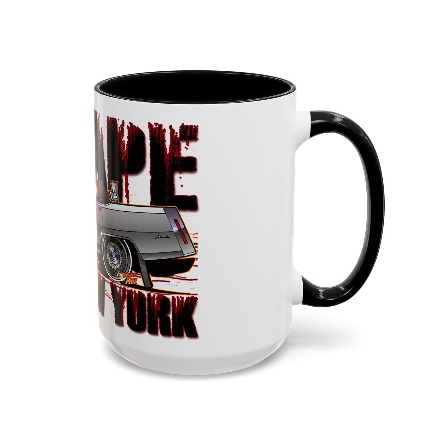 ESCAPE FROM NEW YORK Duke Cadillac Concept Art Coffee Mug 2 Sizes