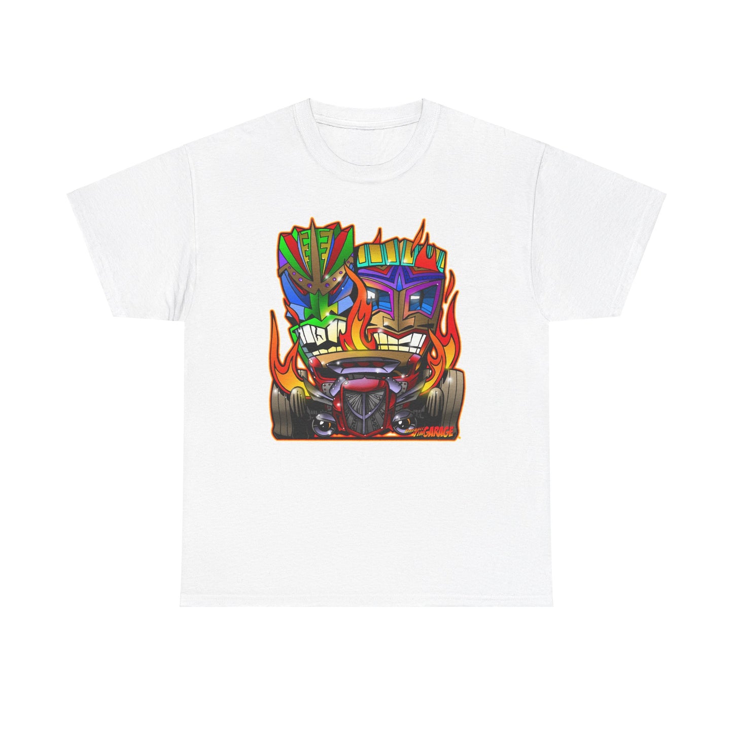 HOT ROD TIKIS Concept Art Tiki Unisex Heavy Cotton Tee 13 Colors