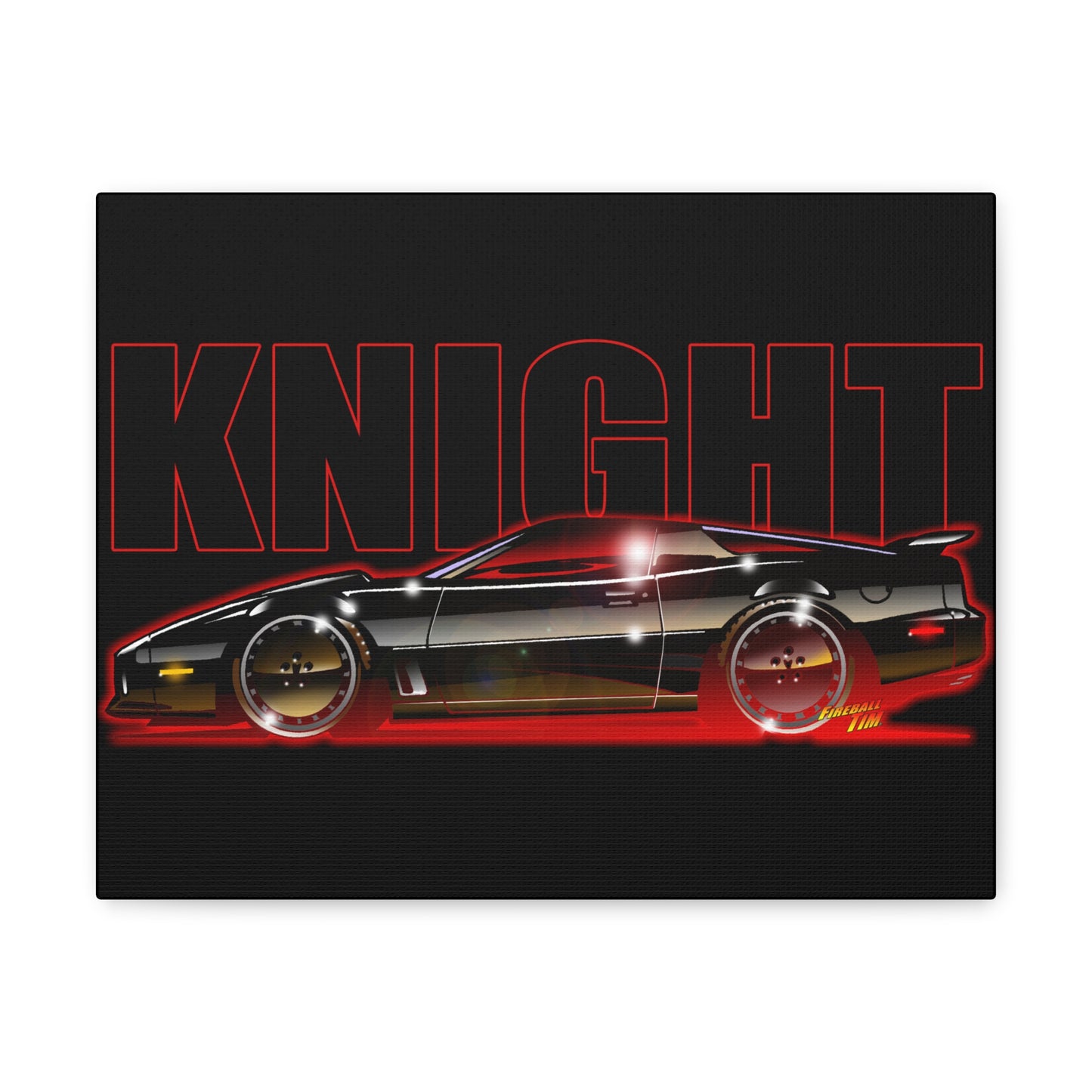 KNIGHT RIDER Pontiac Firebird TV Car Canvas Gallery Art Print 11x14