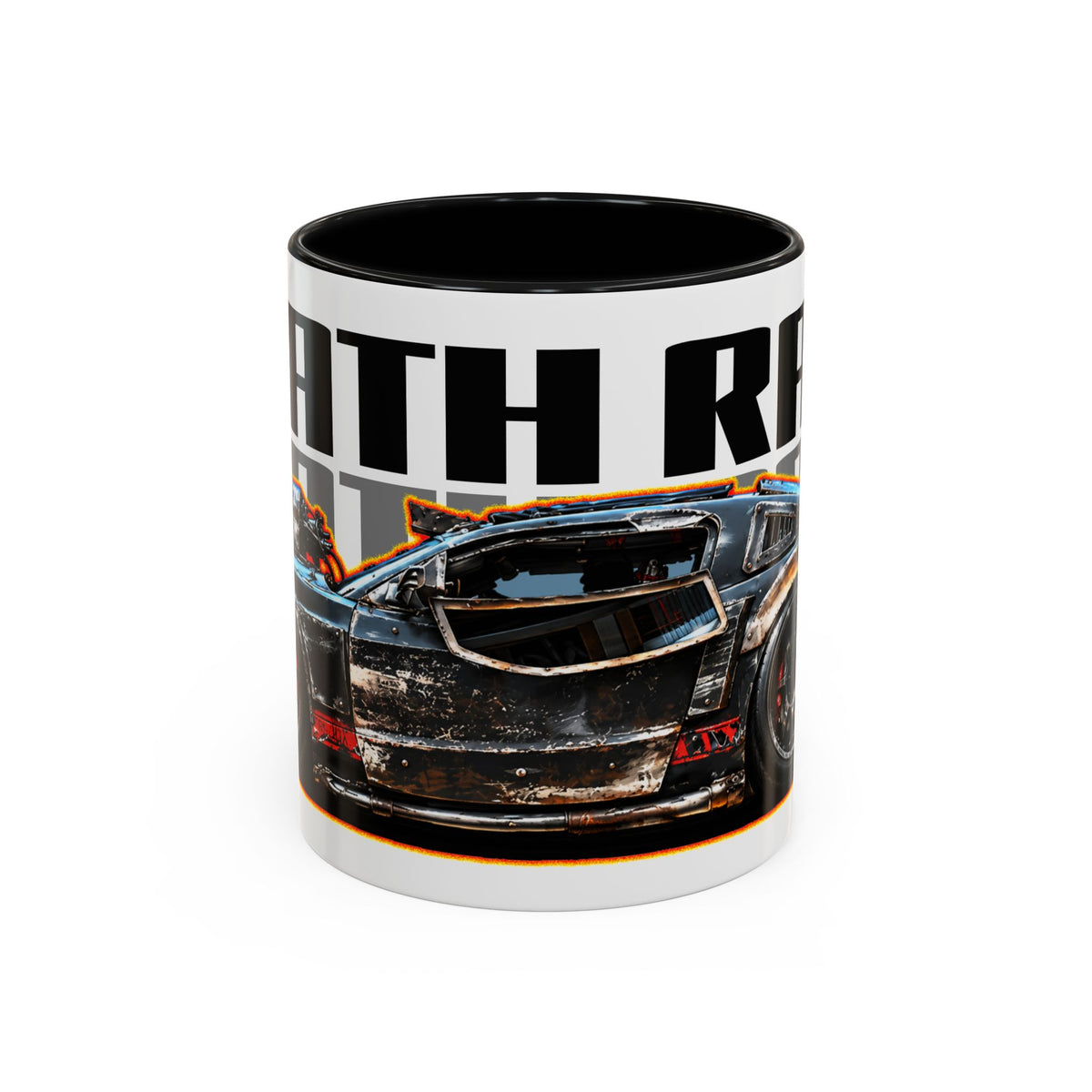 DEATH RACE MUSTANG Collectible Fireball Art Coffee Mug - 2 Sizes