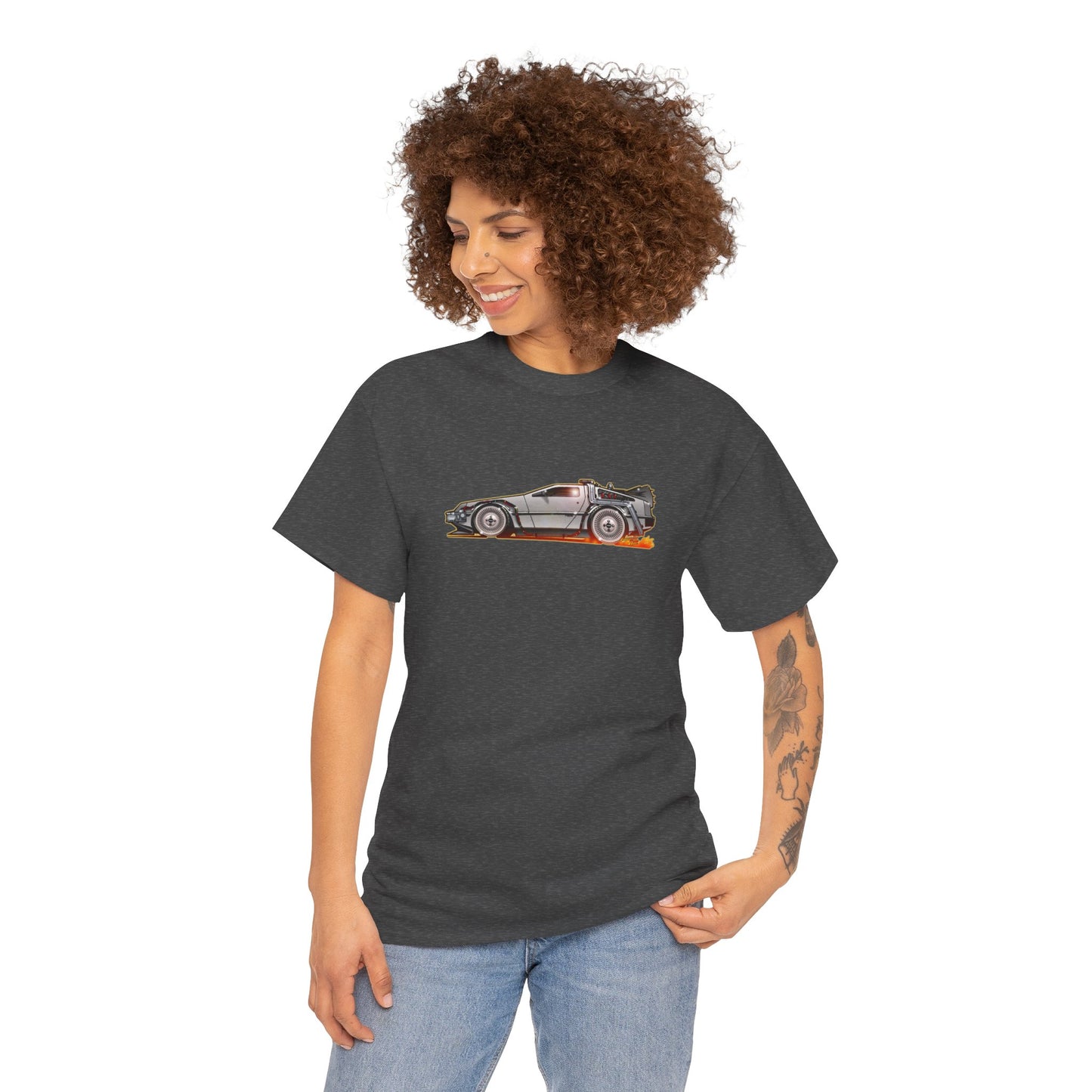 BACK TO THE FUTURE DELOREAN Time Machine Concept Art Tee Shirt 11 Colors