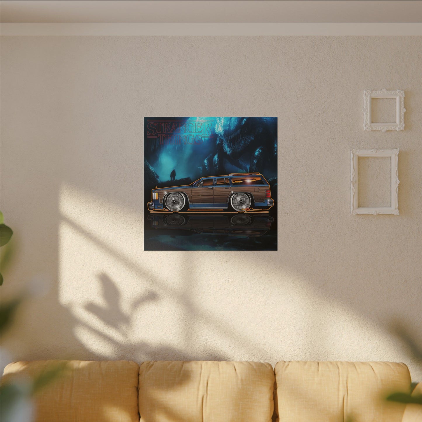 STRANGER THINGS Mercury Colony Park Wagon Collectible Canvas Art Wall Print - Multiple Sizes