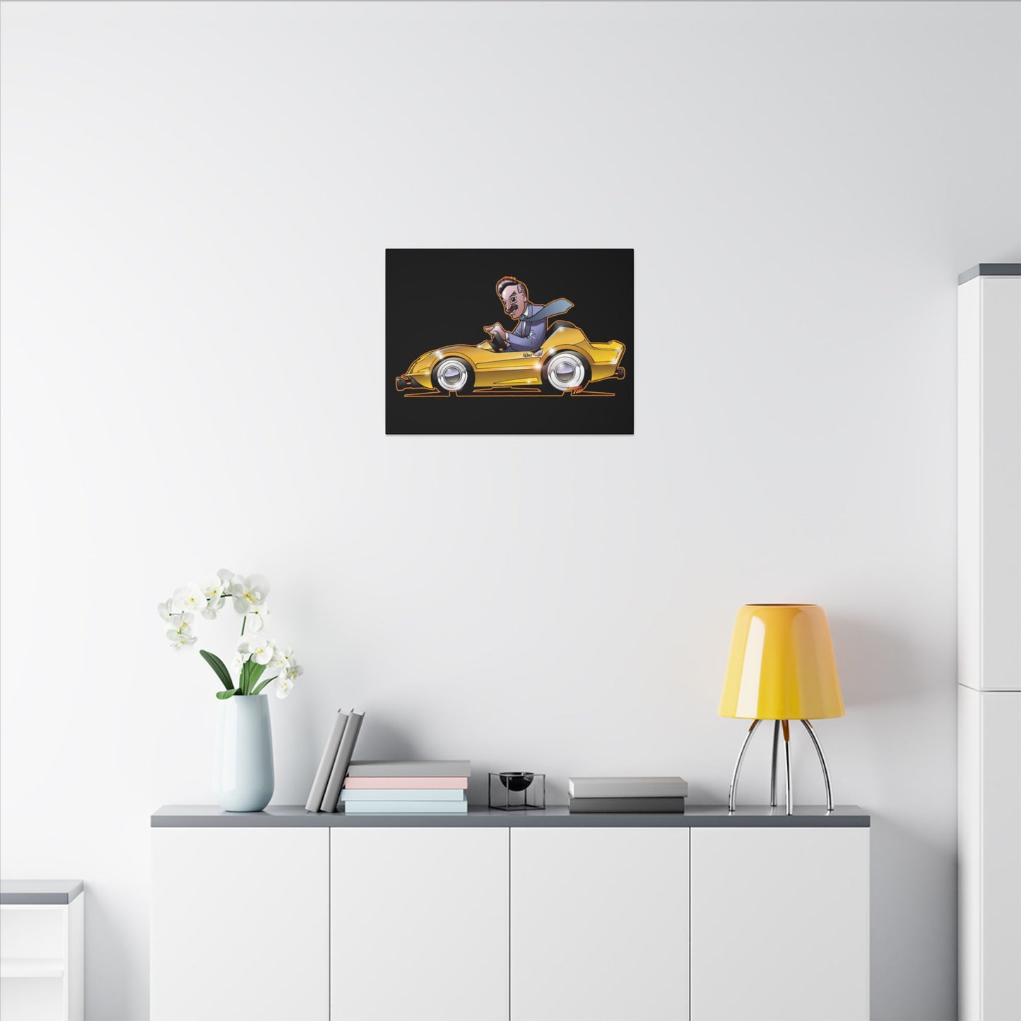 AUTOPIA CLASSIC Walt Disney Fireball Art Canvas Print