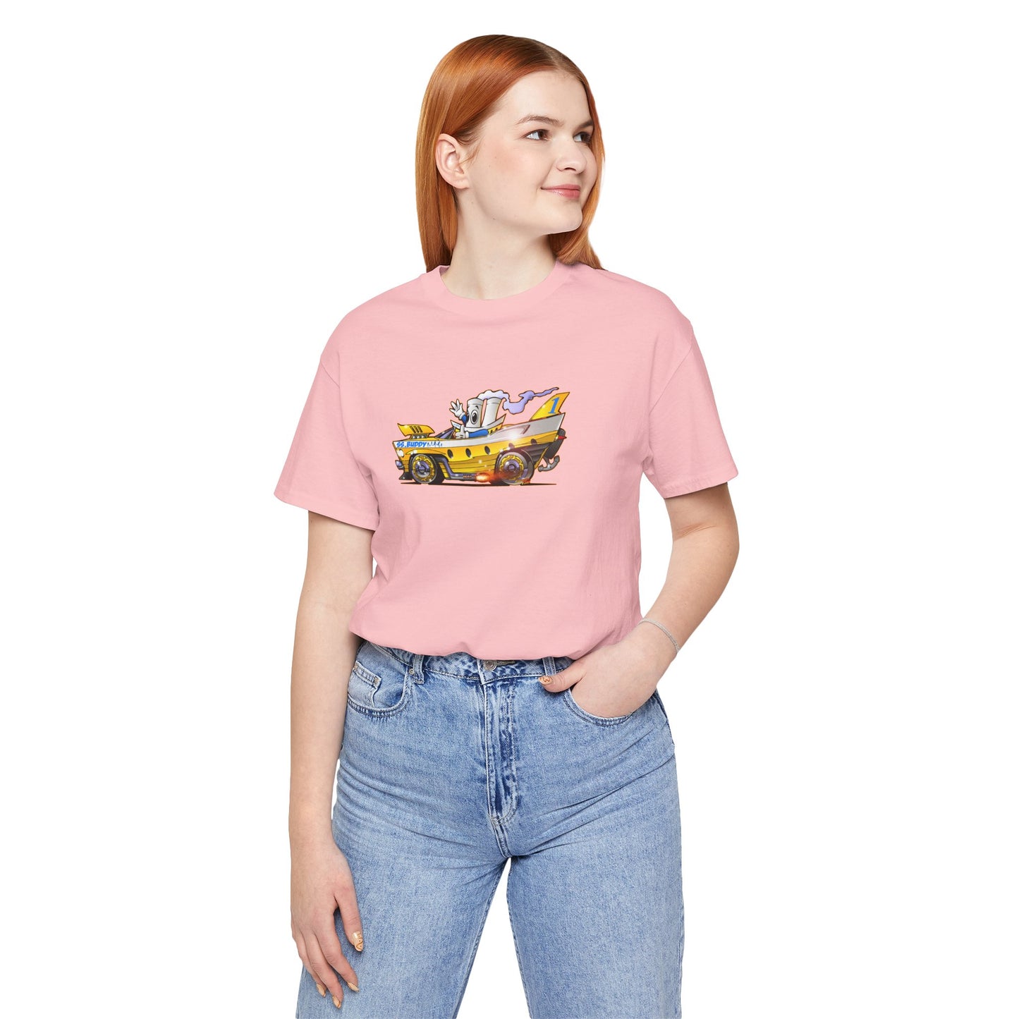 BUDDY CRUISE BUDDYMOBILE Custom Car Art Short Sleeve Tee in 17 Colors