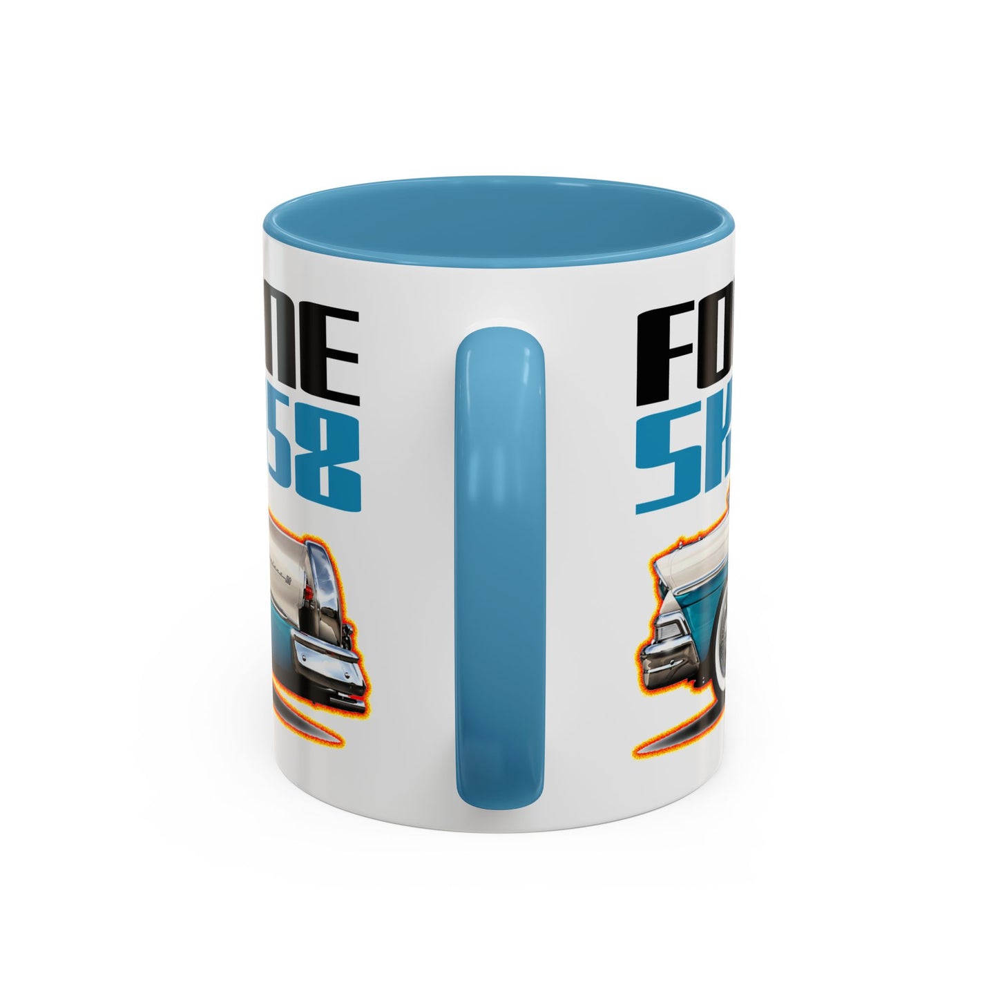 FORD FAIRLANE SKYLINER 1958 Collectible Fireball Art Coffee Mug - 2 Sizes