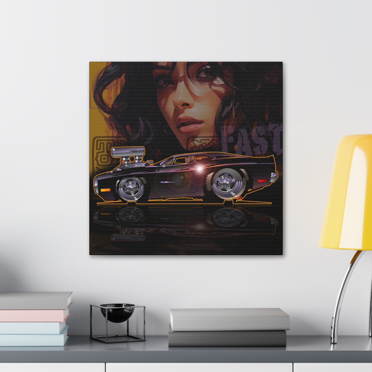 FAST & FURIOUS 1970 Dodge Charger R/T Canvas Wall MASTERPRINT 2 Sizes
