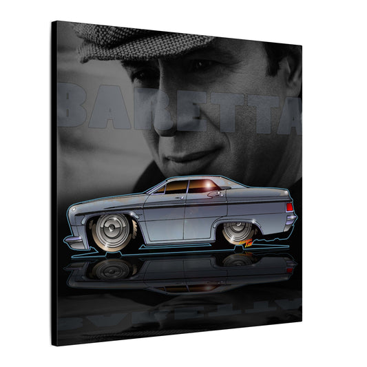 BARETTA CHEVY IMPALA TV Show Car Canvas Art Print - 2 Sizes