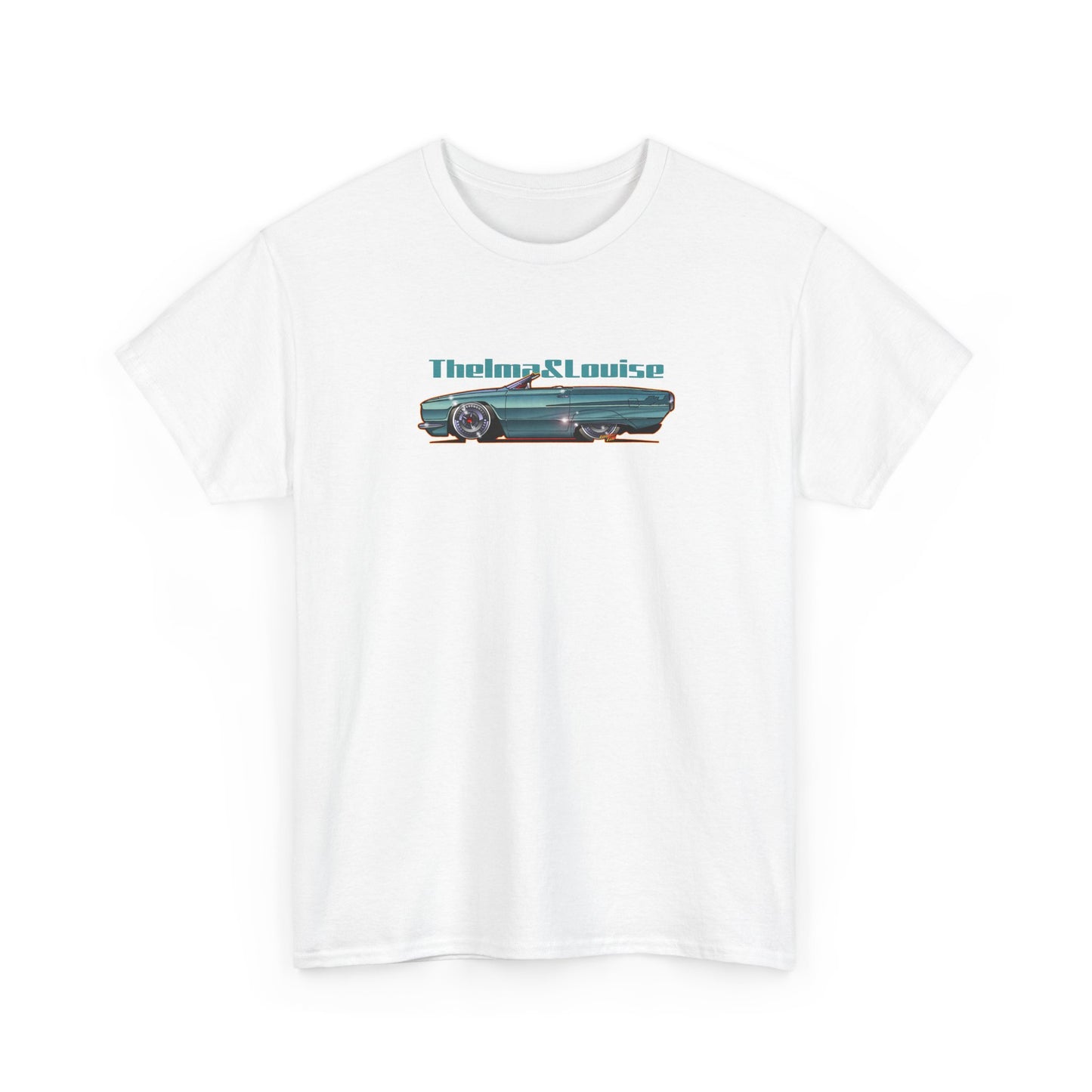 THELMA & LOUISE 1966 Ford Thunderbird Heavy Cotton Tee - Multiple Sizes