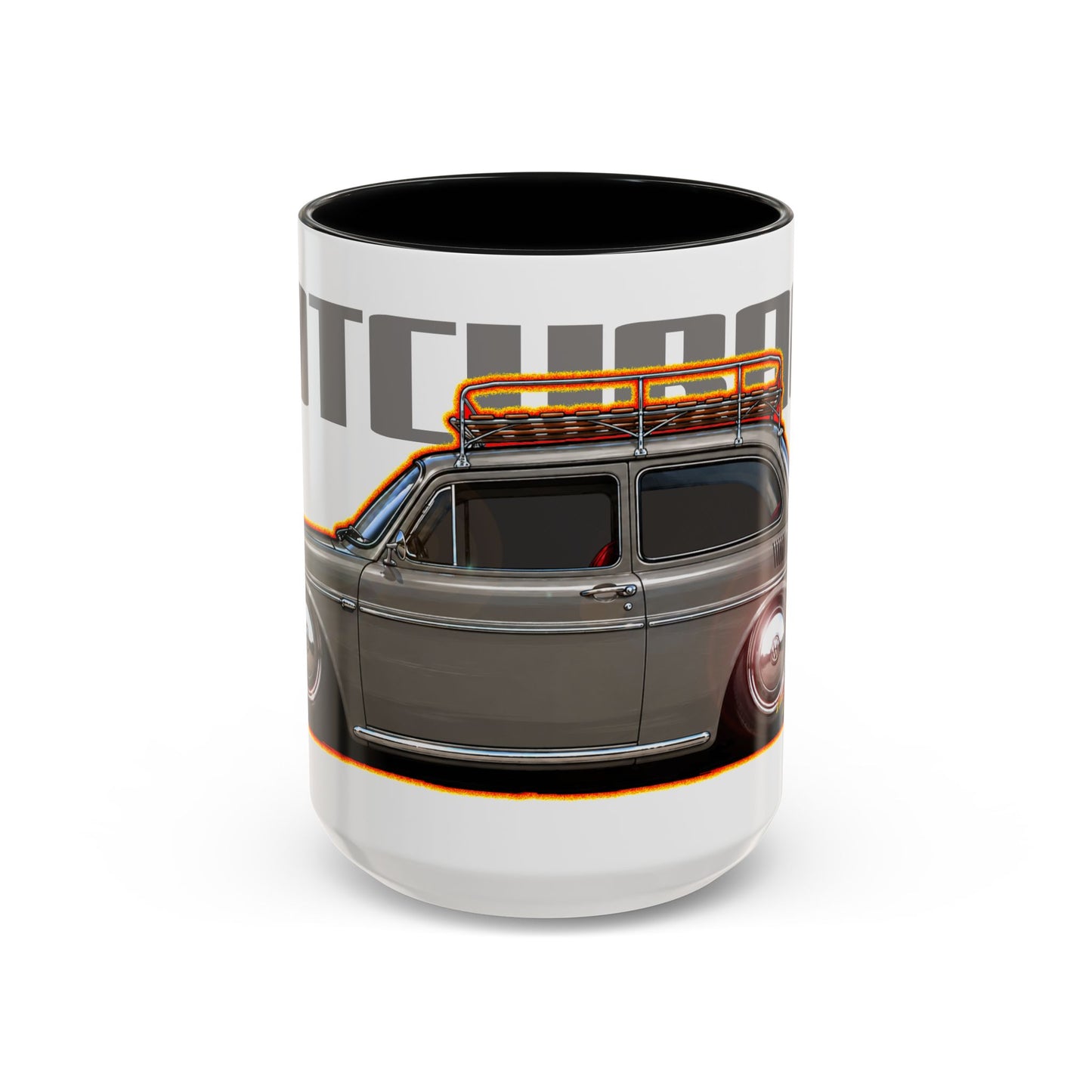 VOLKSWAGEN NOTCHBACK Collectible Fireball Art Coffee Mug - 2 Sizes