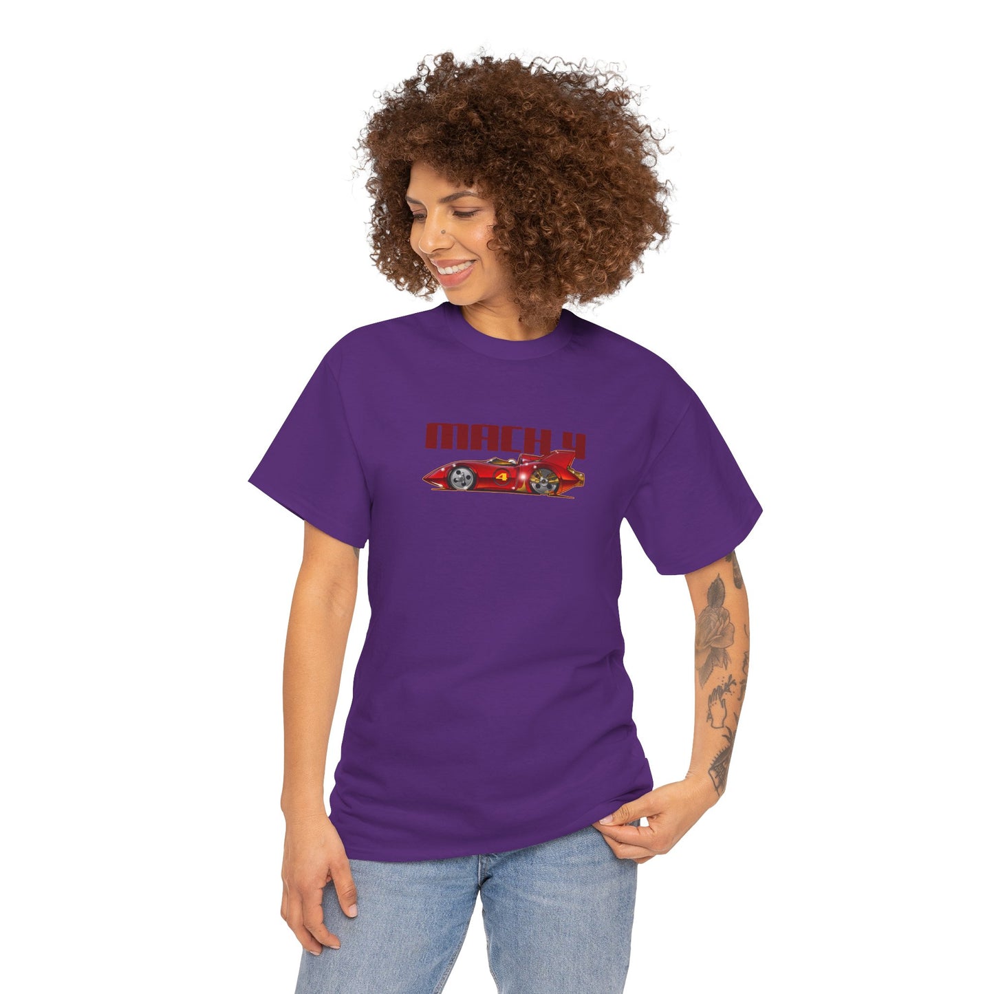 SPEED RACER MACH 4 Fireball Art Cotton Tee Shirt - Colors