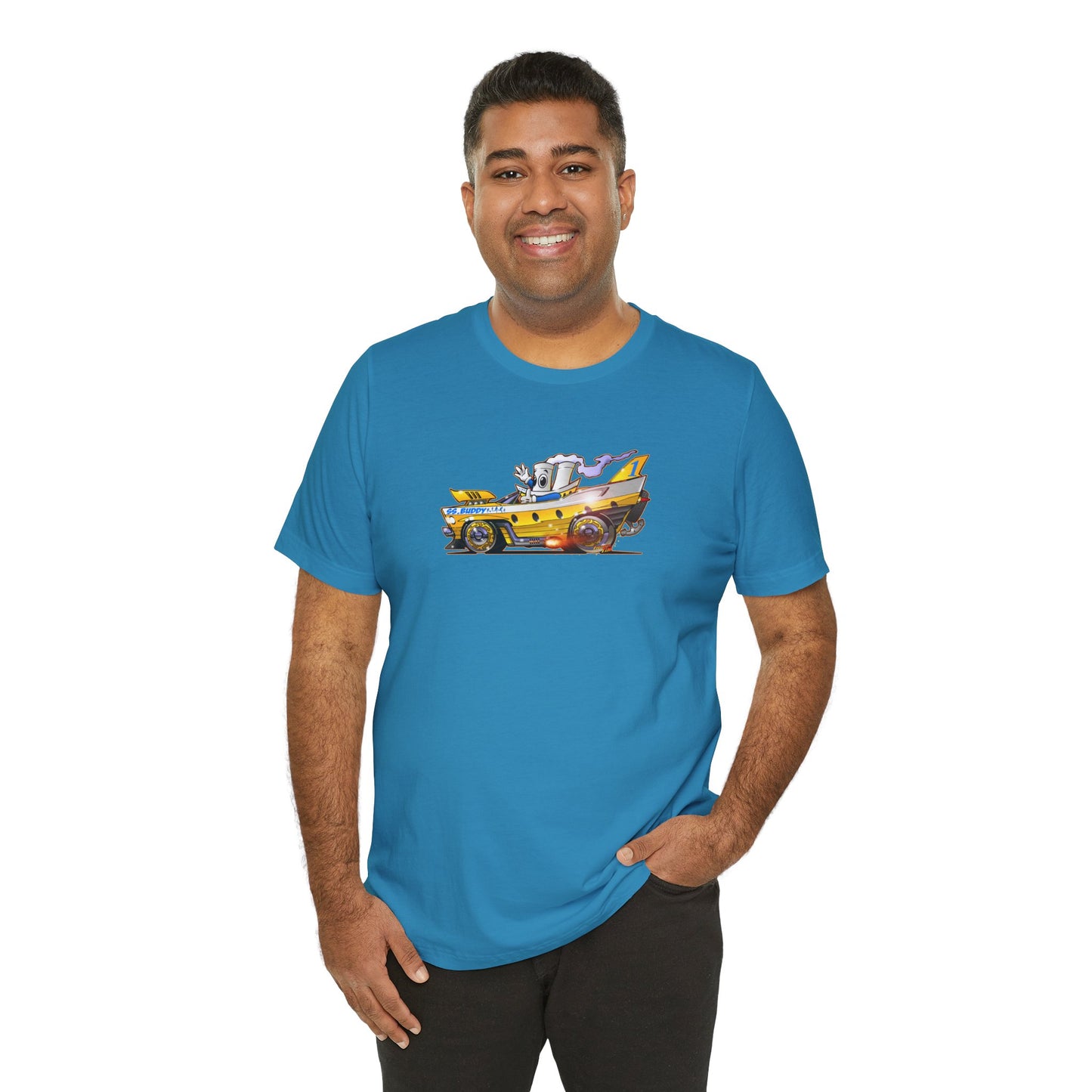 BUDDY CRUISE BUDDYMOBILE Custom Car Art Short Sleeve Tee in 17 Colors
