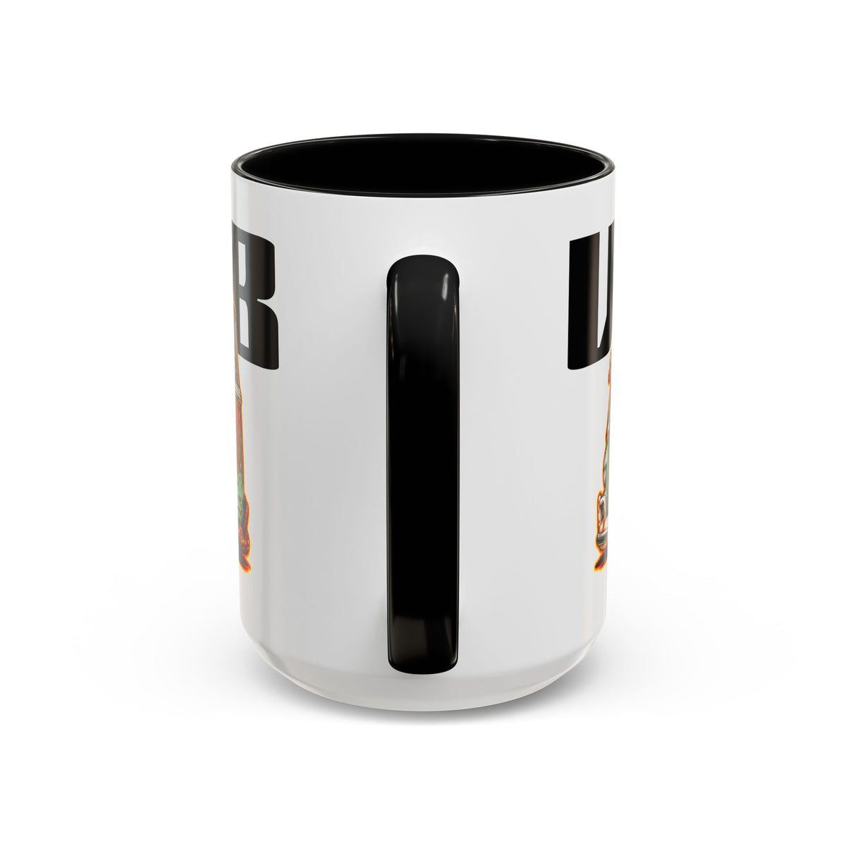 KUSTOM VW VOLKSWAGEN BUS Collectible Fireball Art Coffee Mug - 2 Sizes