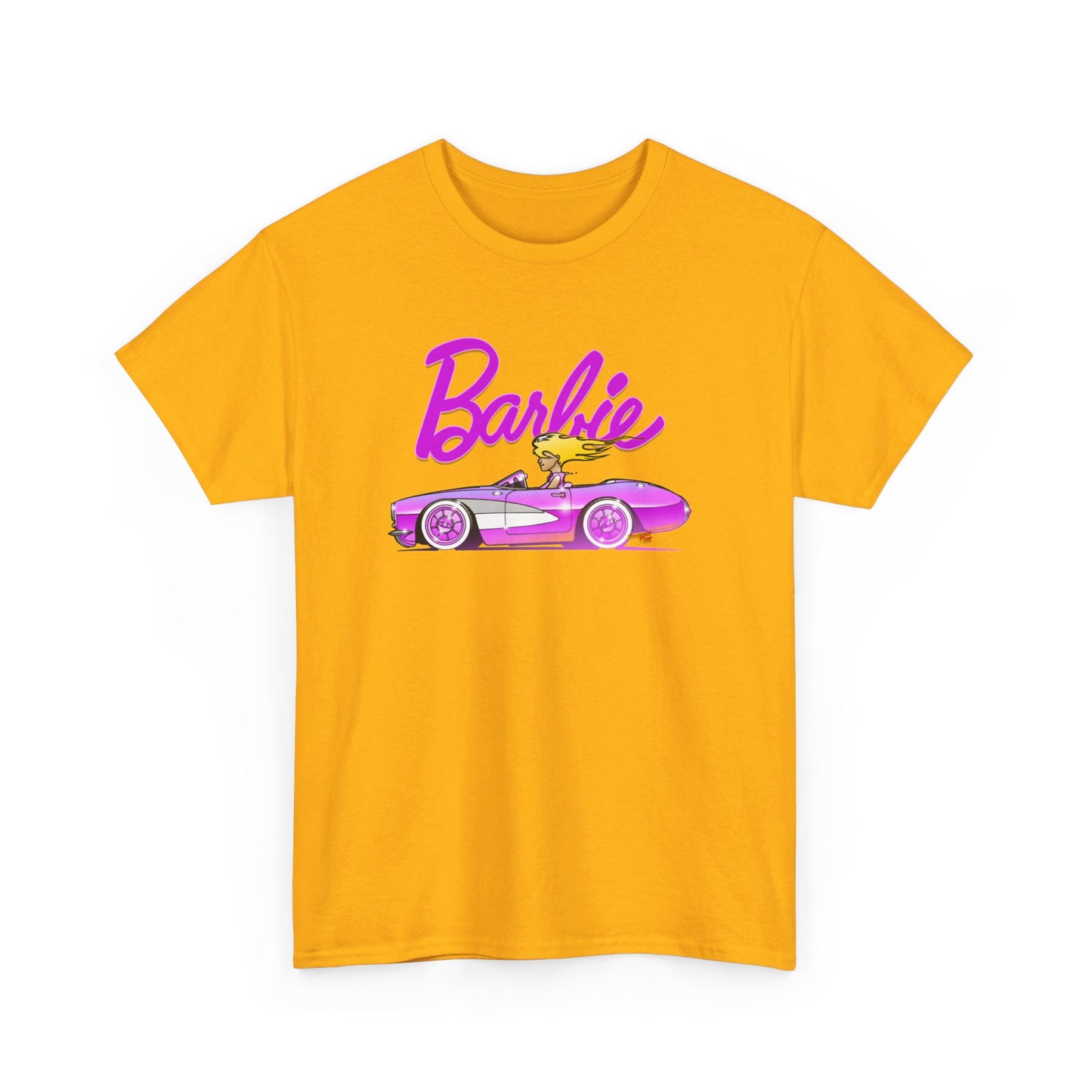 BARBIE CORVETTE Concept Art Cotton Tee 8 Colors