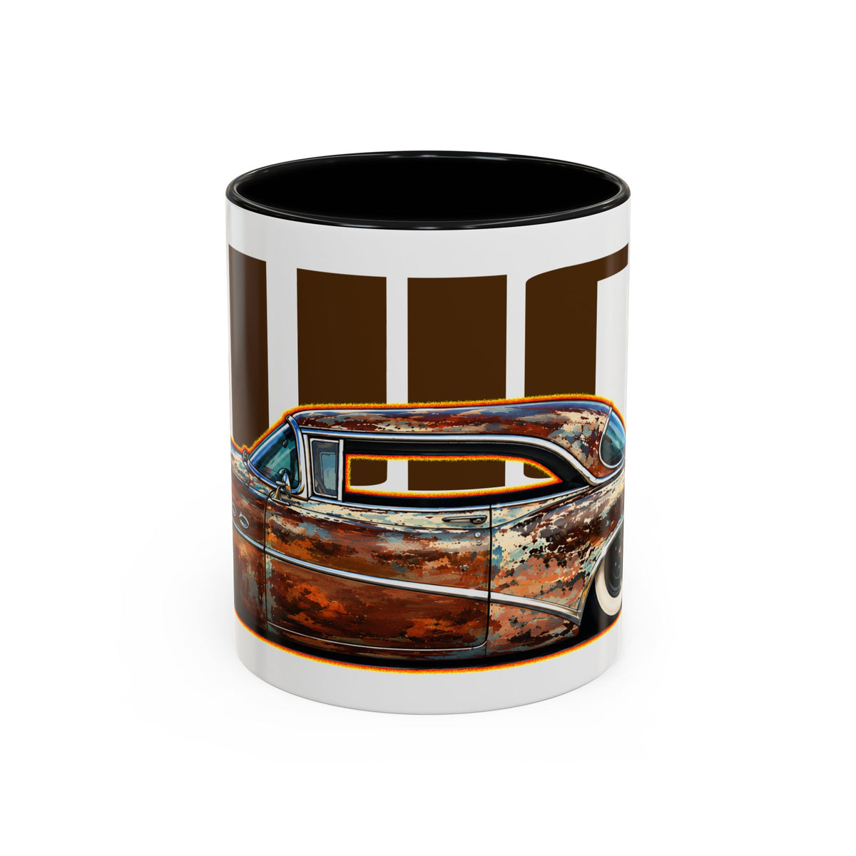BUICK 1954 KUSTOM SPECIAL Collectible Fireball Art Coffee Mug - 2 Sizes