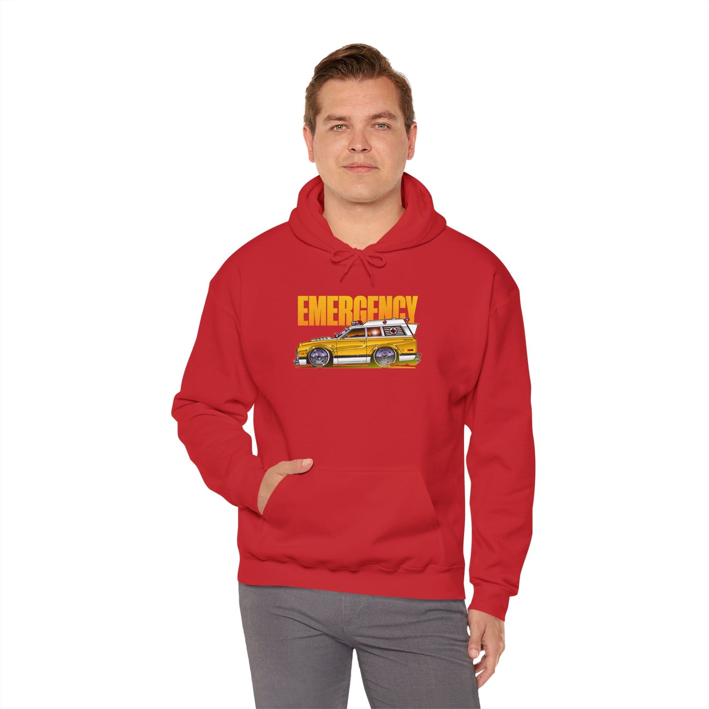 EMERGENCY AMBULANCE TV Show Concept Art Hooded Sweatshirt 9 Colors