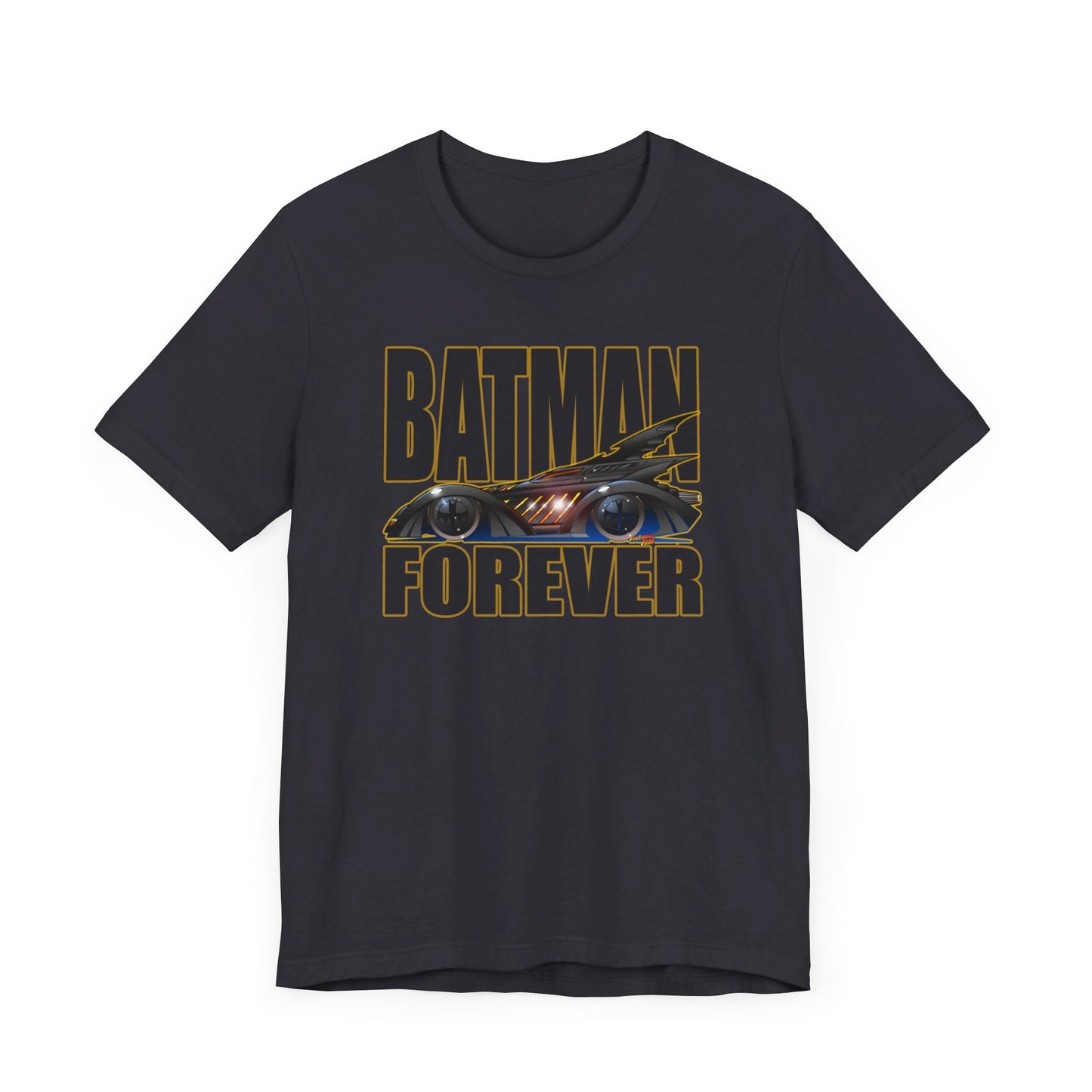 BATMAN FOREVER BATMOBILE Concept Art Short Sleeve Tee 12 Colors