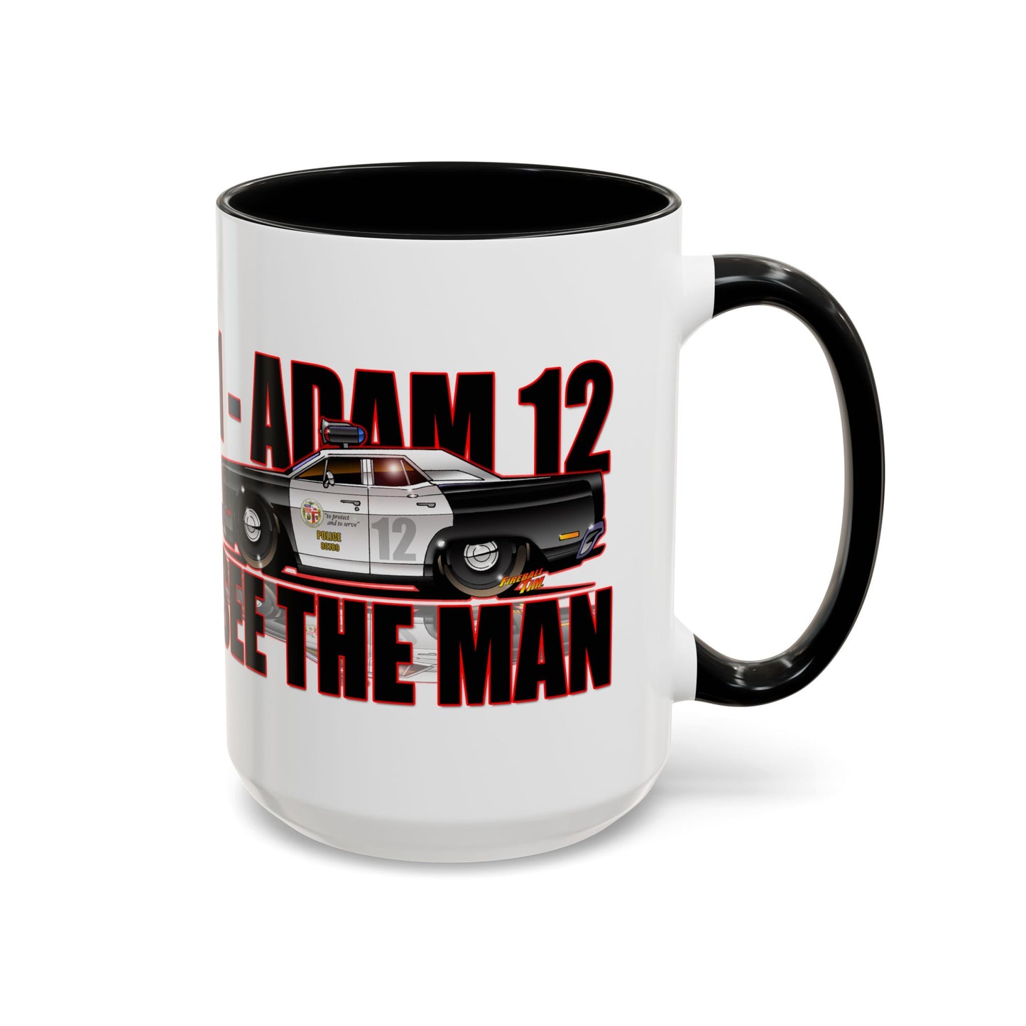 ADAM 12 TV Show Logo Coffee Mug 2 Sizes-Mug-Fireball Tim Garage