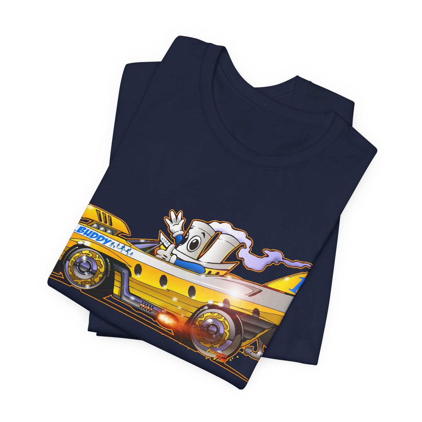 BUDDY CRUISE BUDDYMOBILE Custom Car Art Short Sleeve Tee in 17 Colors
